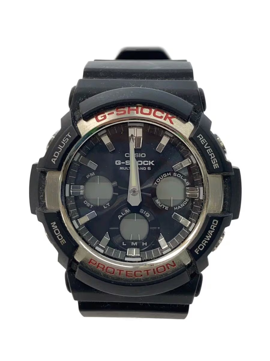 CASIO Solar Watch G SHOCK Black Digital Analog BLK BLK 003A262H