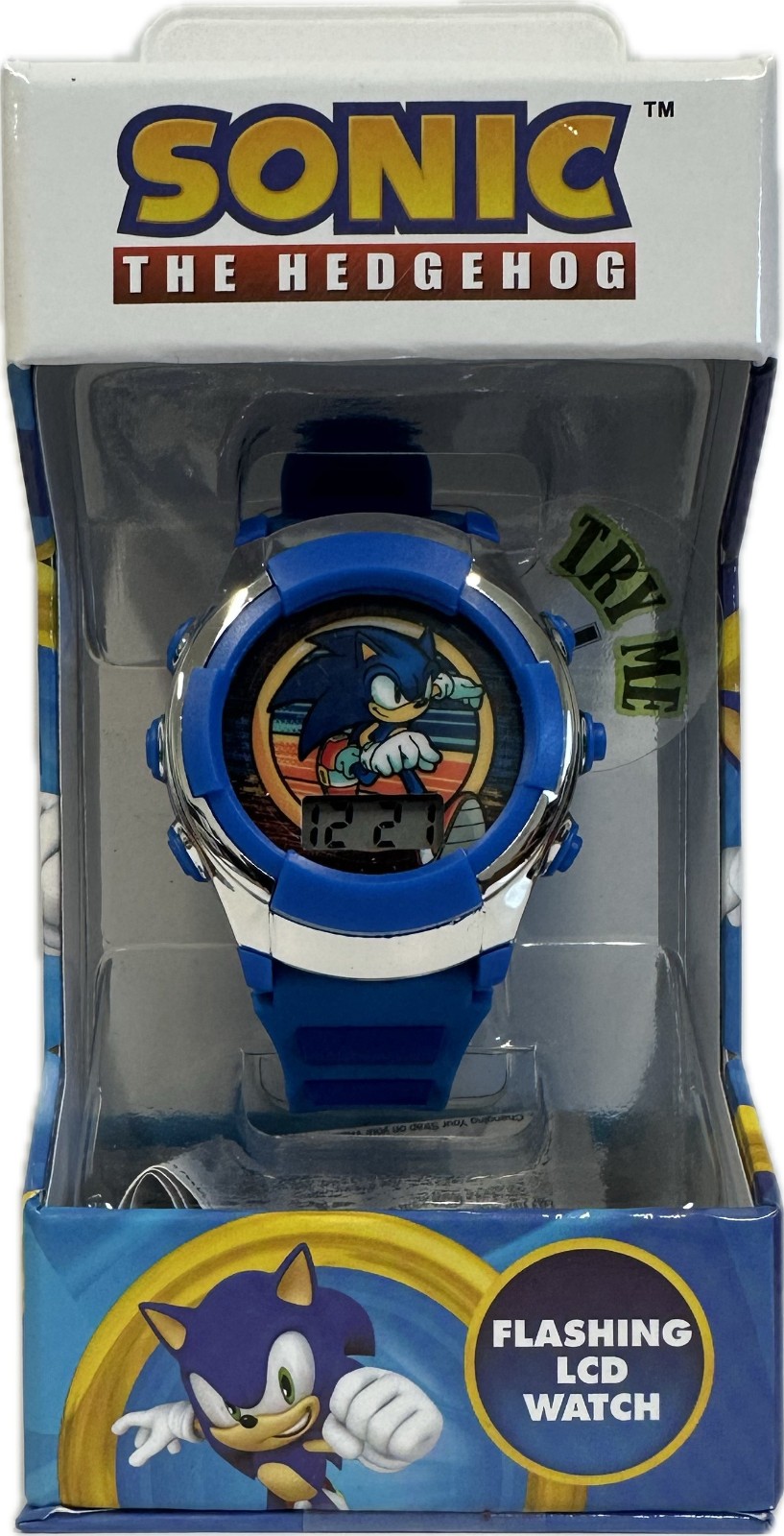 Watch – Sonic the Hedgehog – Run Wristwatch Digital w/Flashing LCD Lights NEW