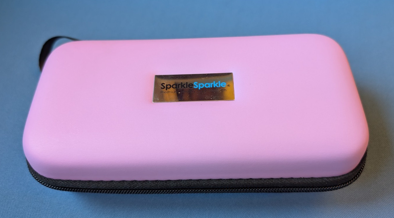 Sparkle Sparkle Botanical Premium Jewelry Care Kit, zipper case, cleanser, cloth
