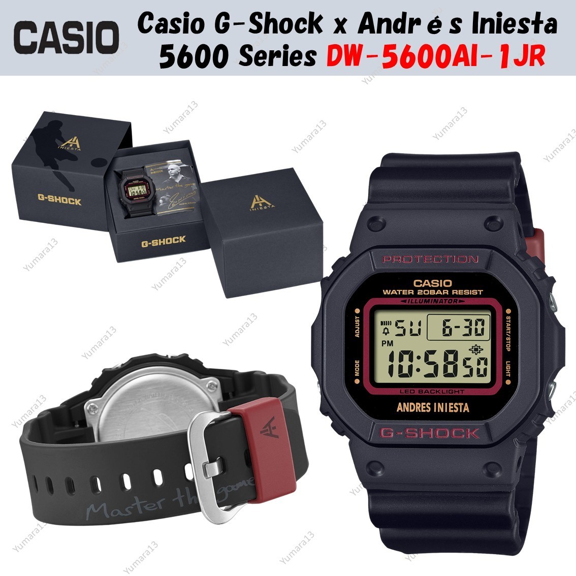 Casio G-Shock x Andrés Iniesta 5600 Series DW-5600AI-1JR
