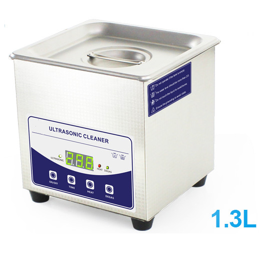 1.3L Digital Ultrasonic Cleaner Machine for Ring diamond bracelet Glass Jewelys