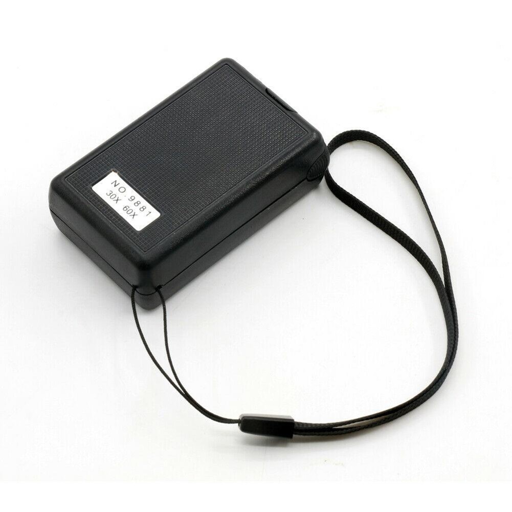 Magnifying Glass Jewelry DIY Magnifier LED Light Lens Portable Pull-out