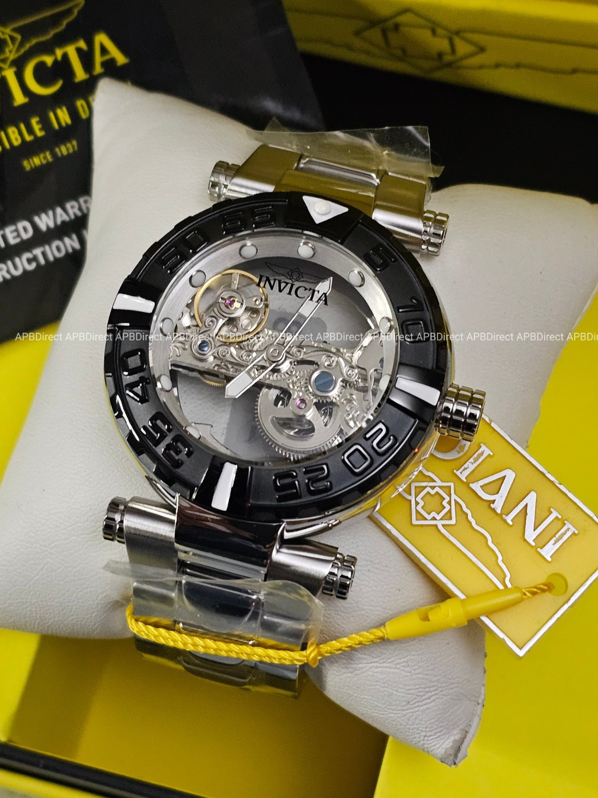 Invicta Subaqua Noma I – Automatic BRIDGE Mvmnt Skeleton – Blue LUME mens watch