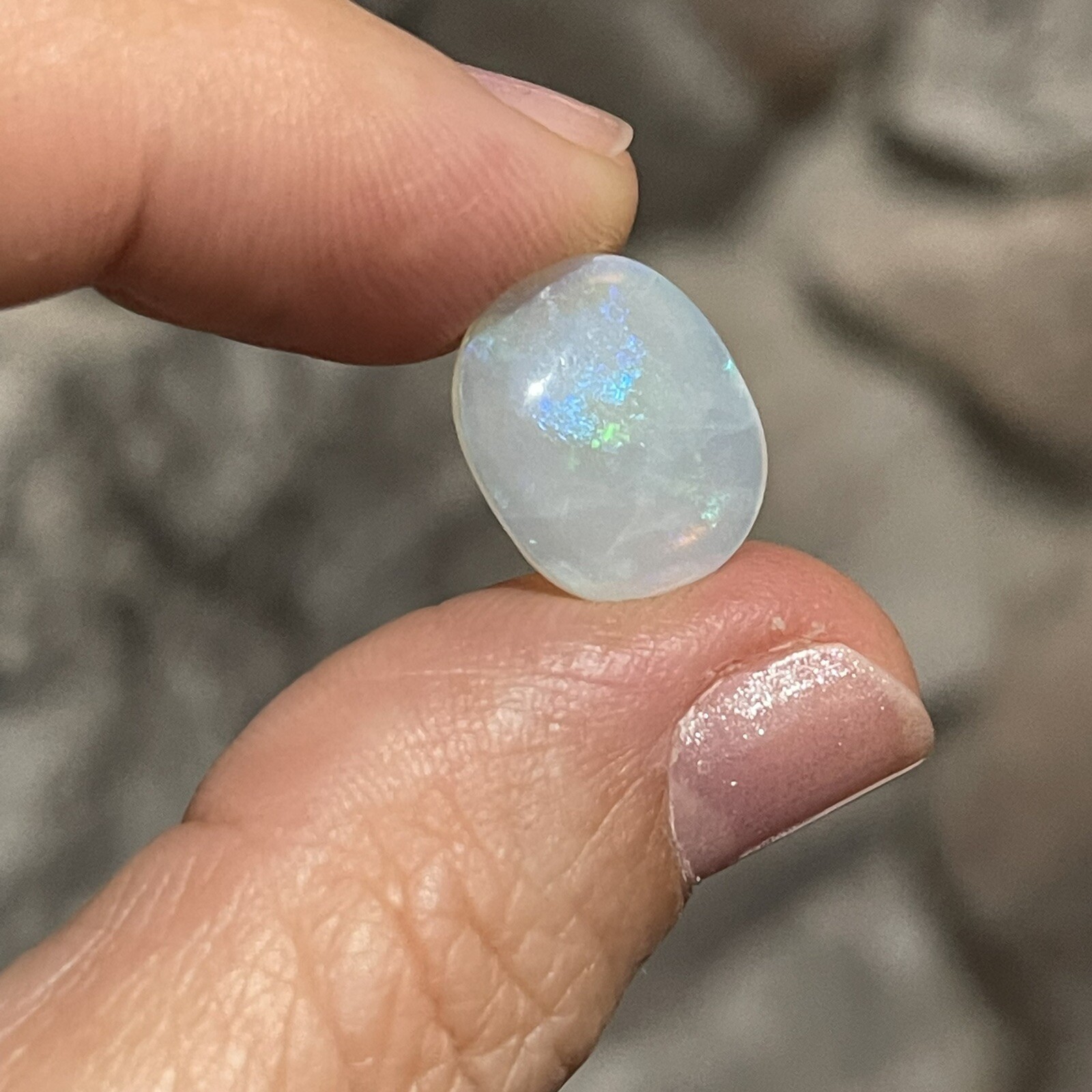 3.35ct 14.9x12x2.5mm Fine Australian Solid Opal Oval Cabochon Jelly Opal