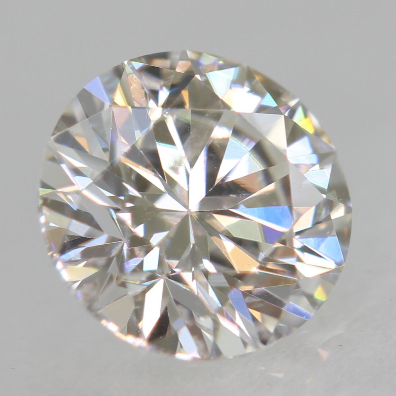 Certified 0.52 Carat E SI1 Round Brilliant Natural Enhanced Loose Diamond 5.19mm