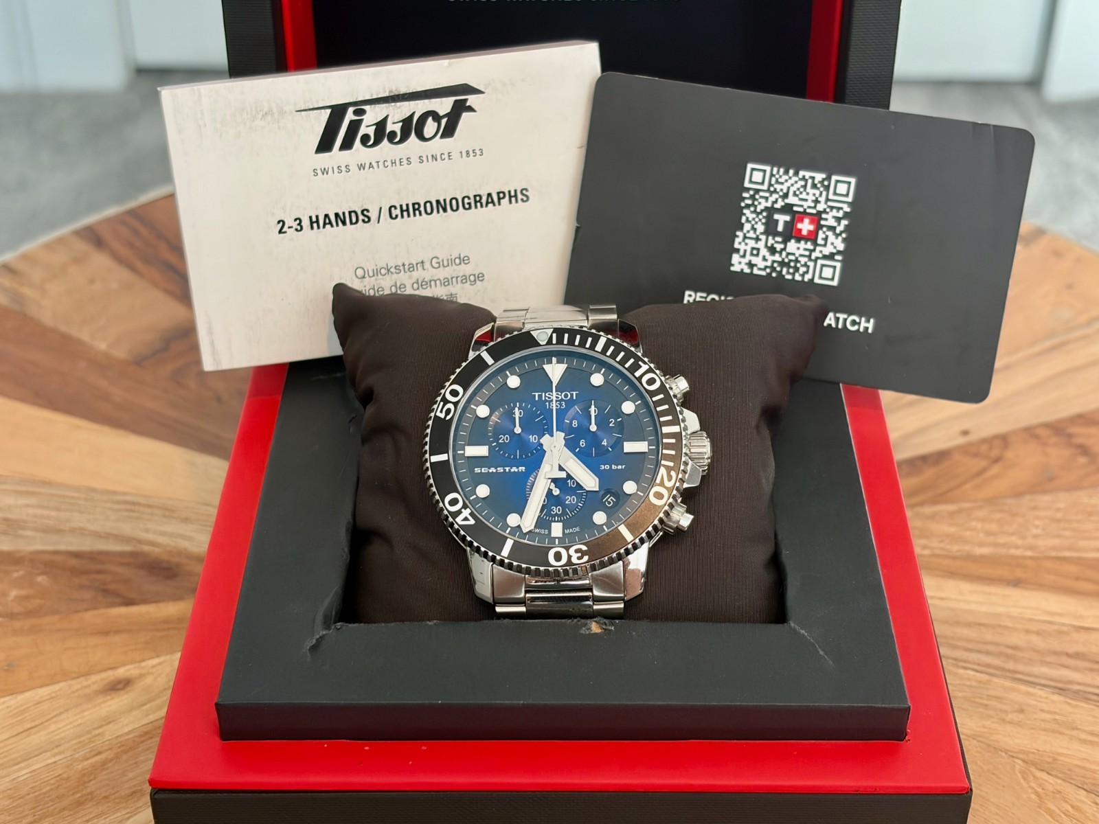 Tissot Seastar 1000 Blue Gradient Chronograph Men’s Watch – T120.417.11.041.01