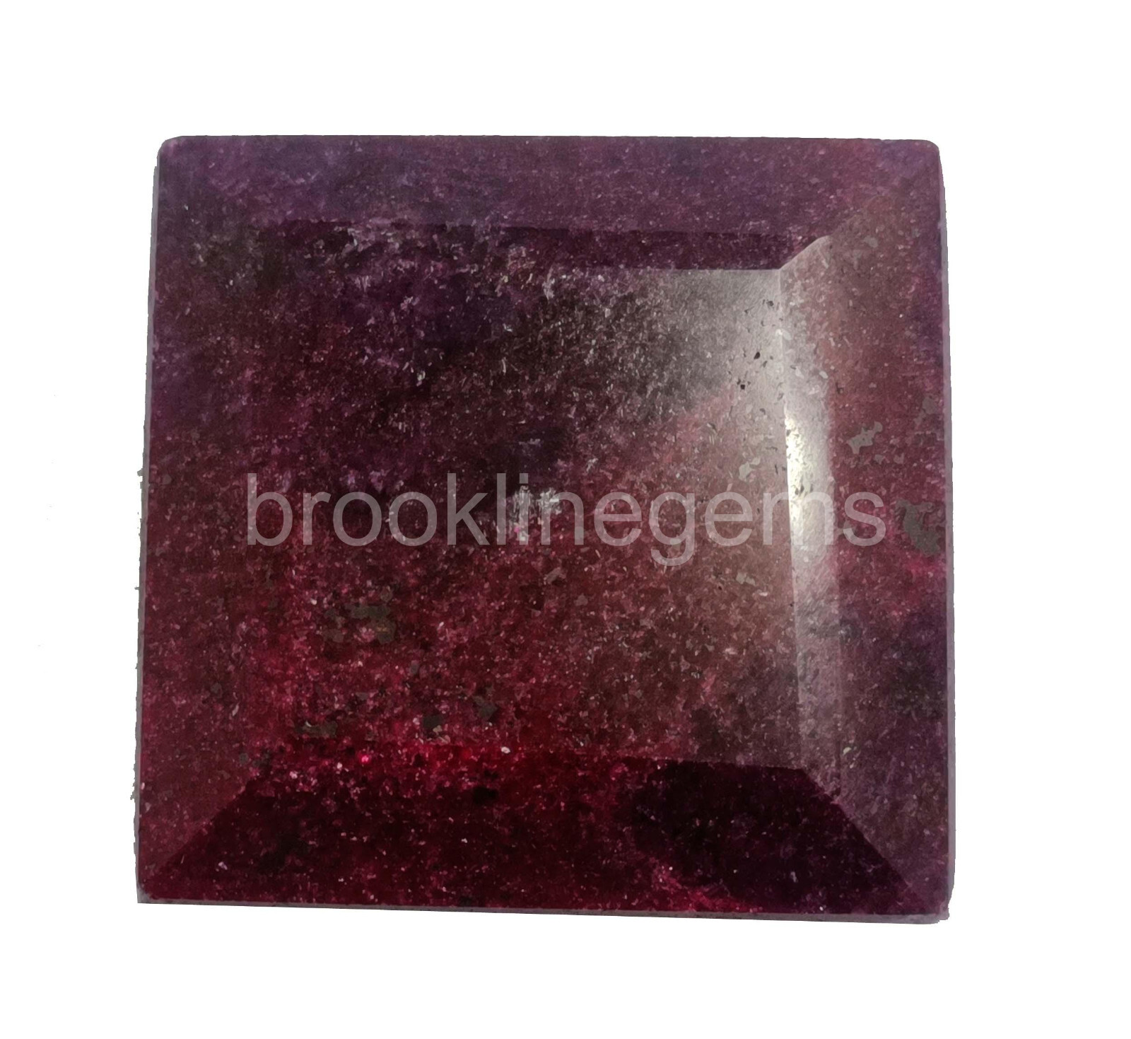 Certified 750.0 Ct Natural African Red Ruby Emerald Cut Loose Gemstone 4RDJ
