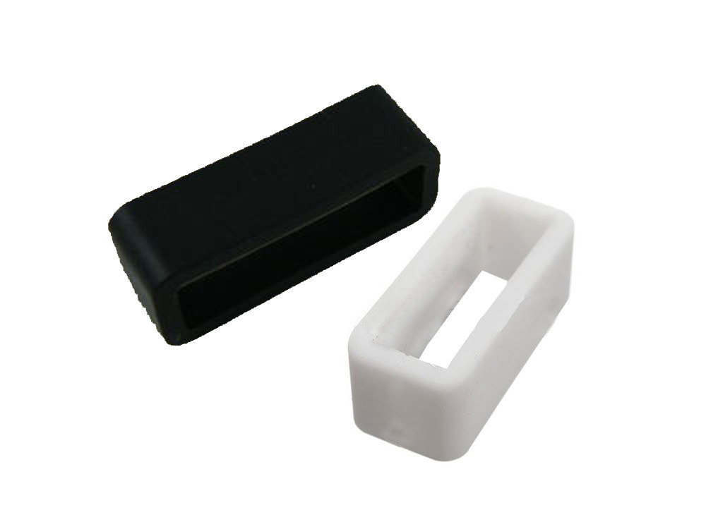 New Soft Silicon Rubber Watch Band Strap Loop Holder Locker 14mm-24mm