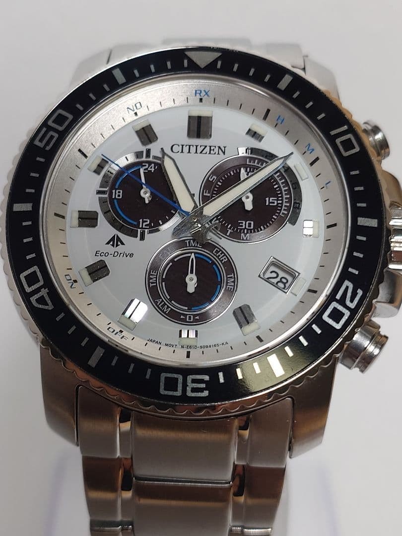 Citizen Promaster PMP56-3053 Eco-Drive RC 43.5mm SS Panda Chrono 100M Watch