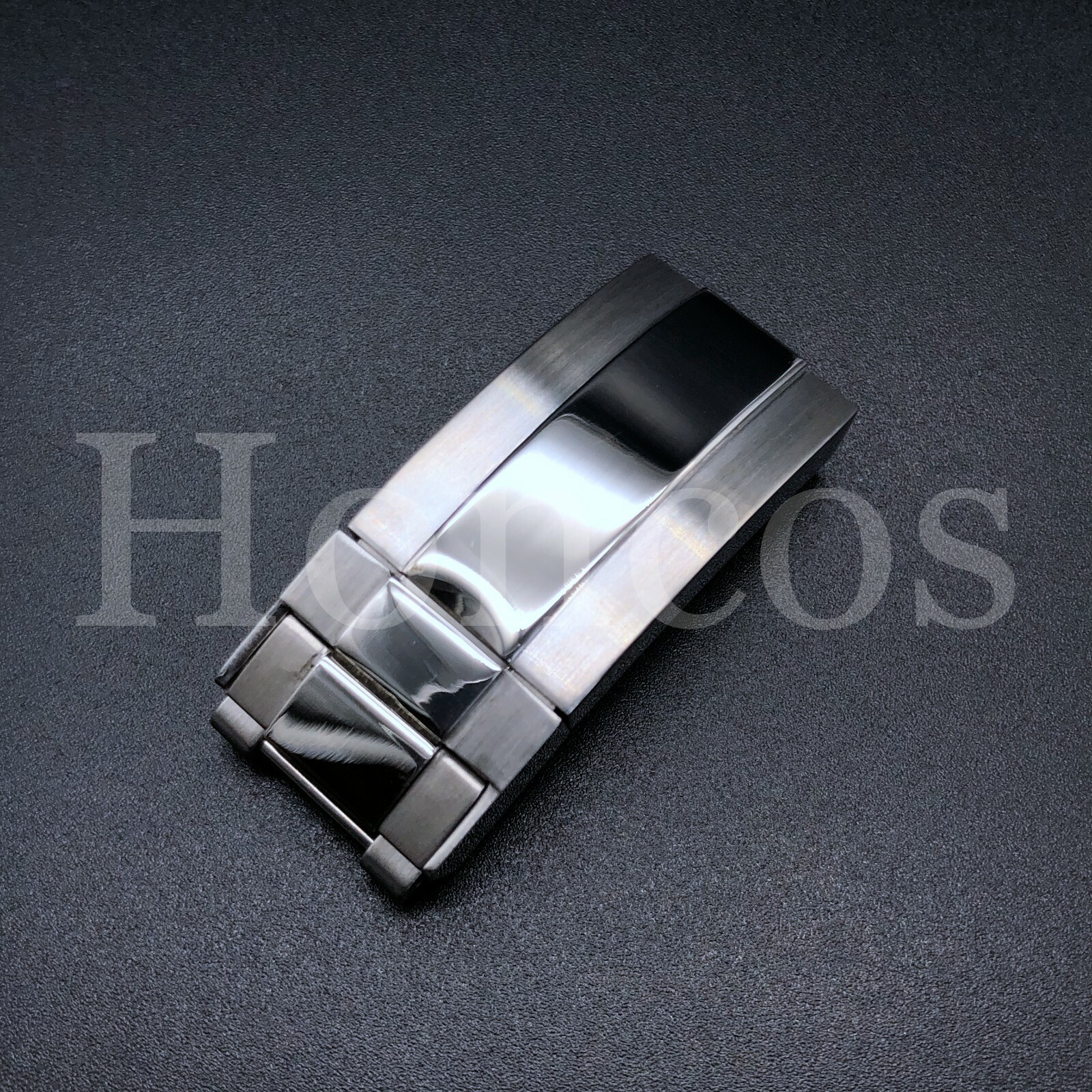 FLIP LOCK CLASP BUCKLE FITS FOR ROLEX SUB OYSTER WATCH BAND SHINY/CENTER