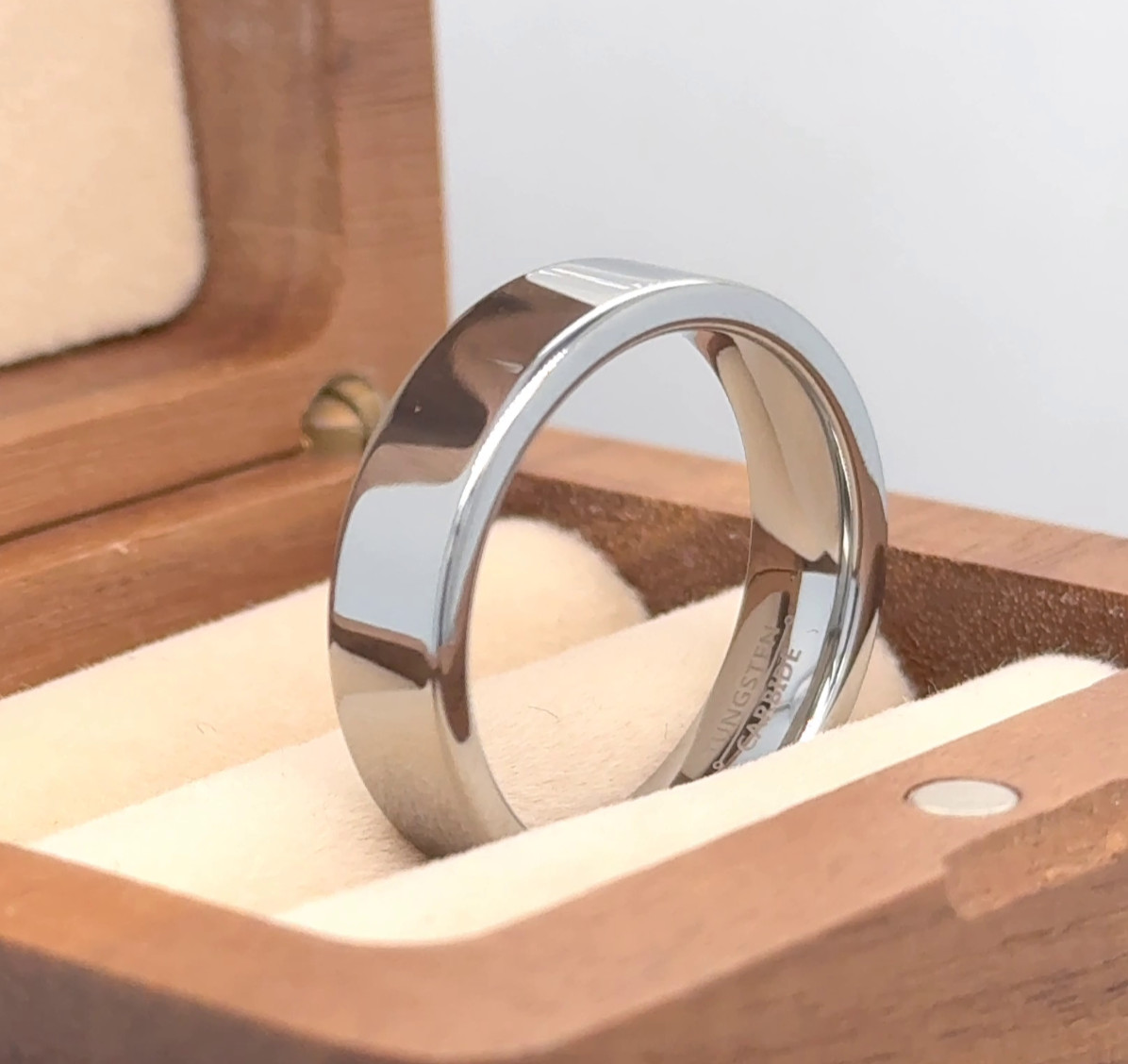 6mm Wide Promise Ring for Men or Women, Anniversary or Birthday Gift for Husband
