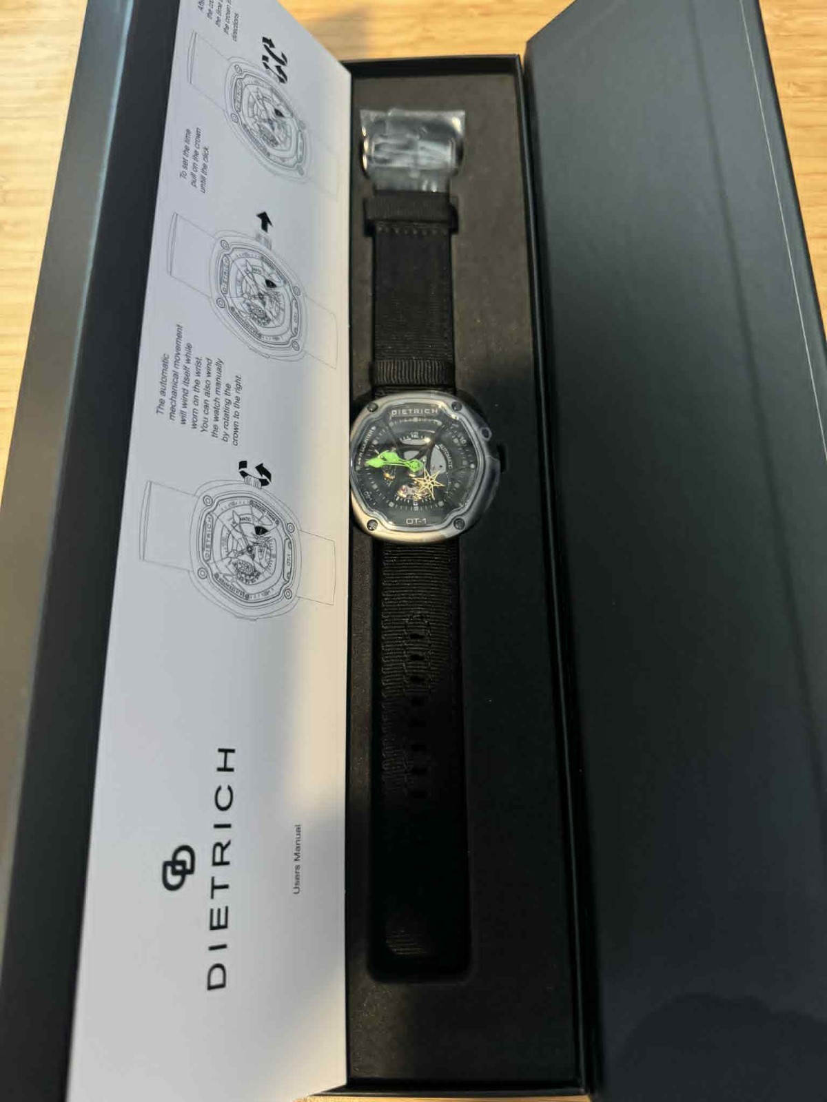 Dietrich Men’s Organic Time 46mm Automatic Watch DIETRICH-OT-1 – Brand New