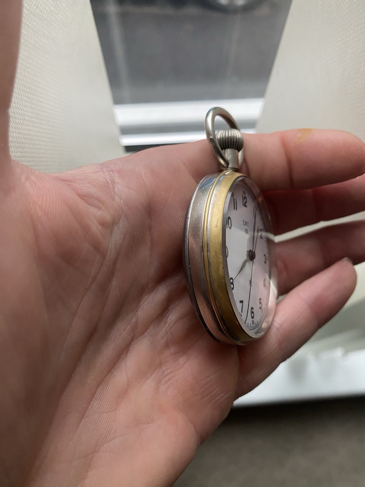 Rare World War 2 Royal Navy Issue HS3 Deck Watch Emile Matthey Tissot Working Ok