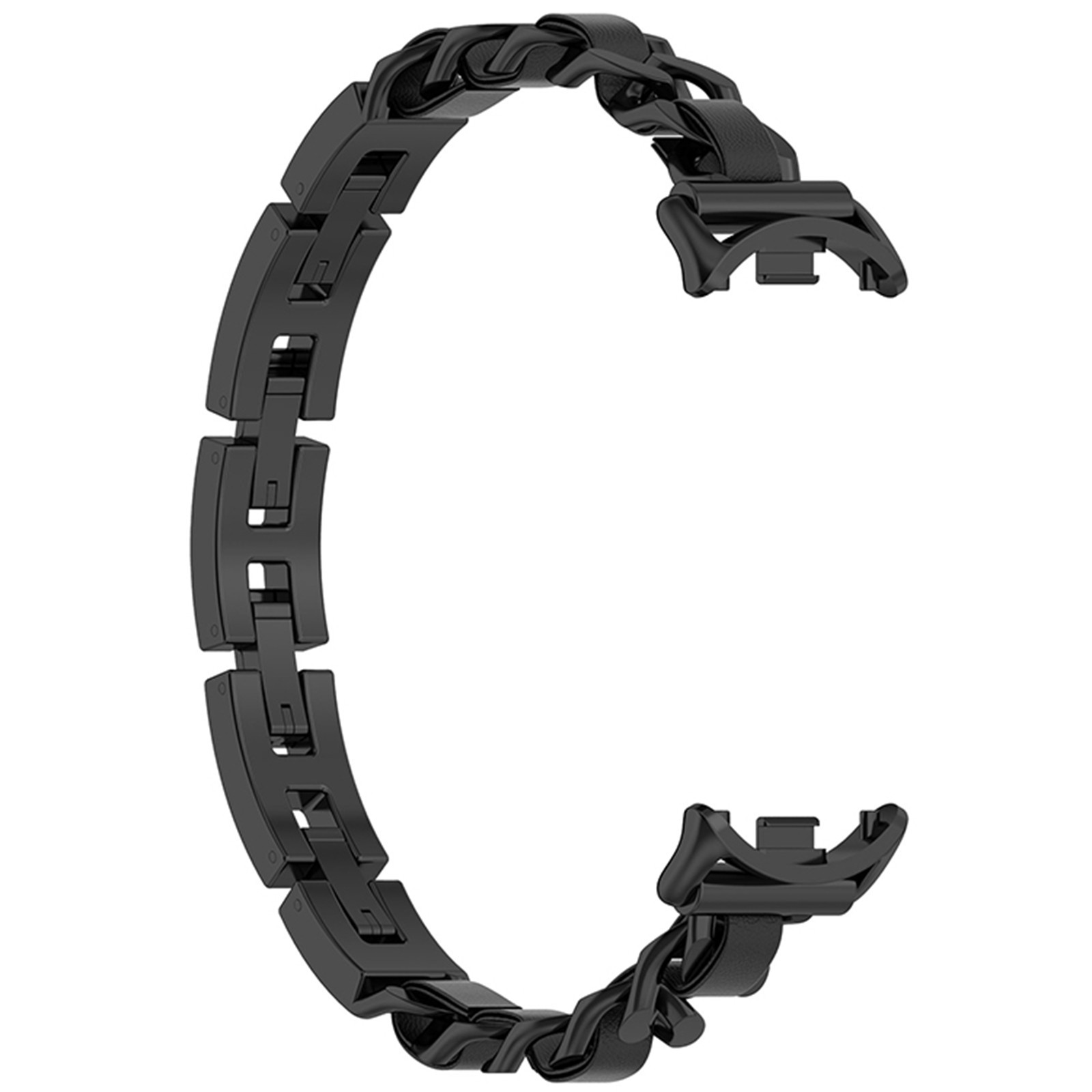 Black/Silver/Rose Gold Fashion Bracelet Model Metal Watch Strap Belt for Band8