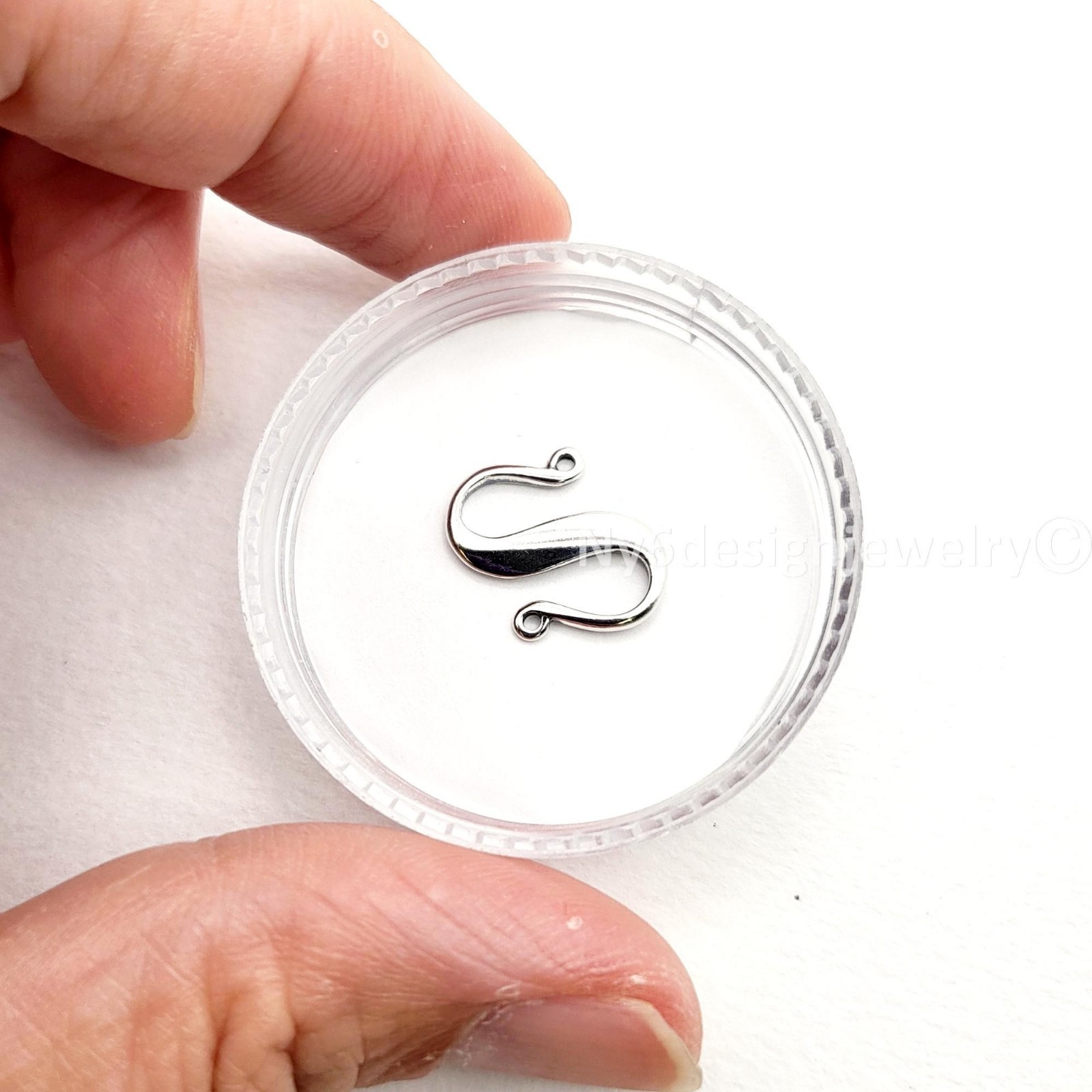 Sterling Silver S Hook Clasp Jewelry Finding 14-35mm REAL 925 Free Shipping