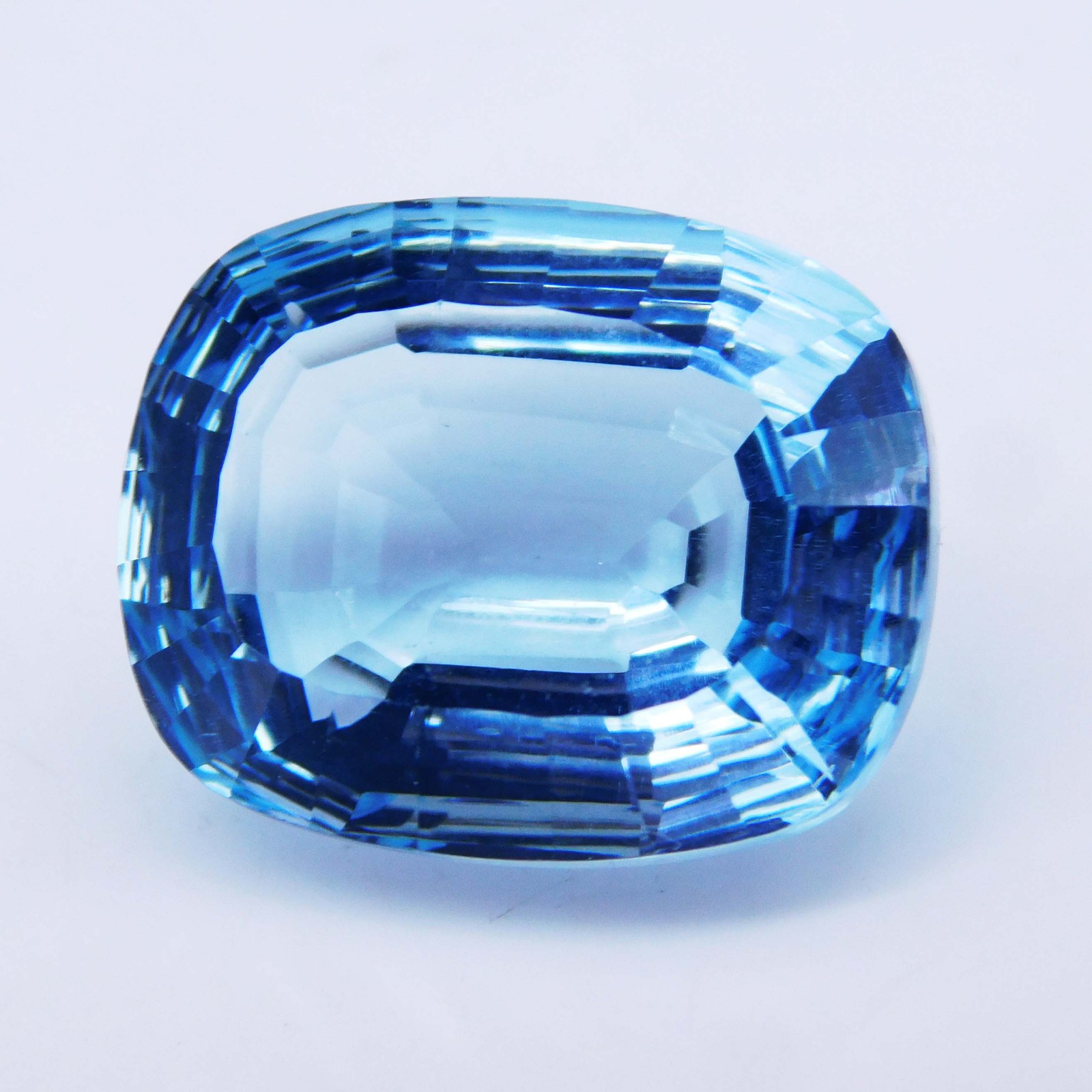 Sea of Blue 22.65 Ct Natural Certified Aquamarine Concave Cut Statement Gem