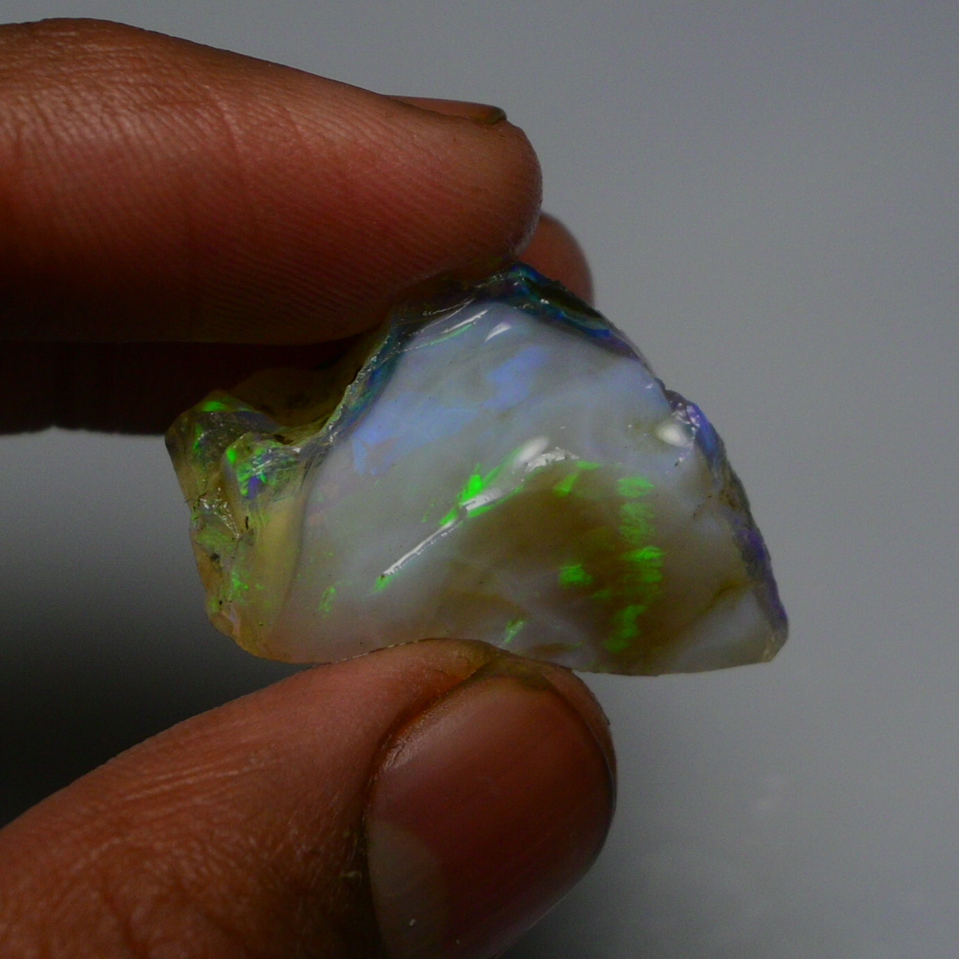 Stunning Ethiopian Opal Rough 28.00 Carats Large Opal Specimen Natural Opal Raw