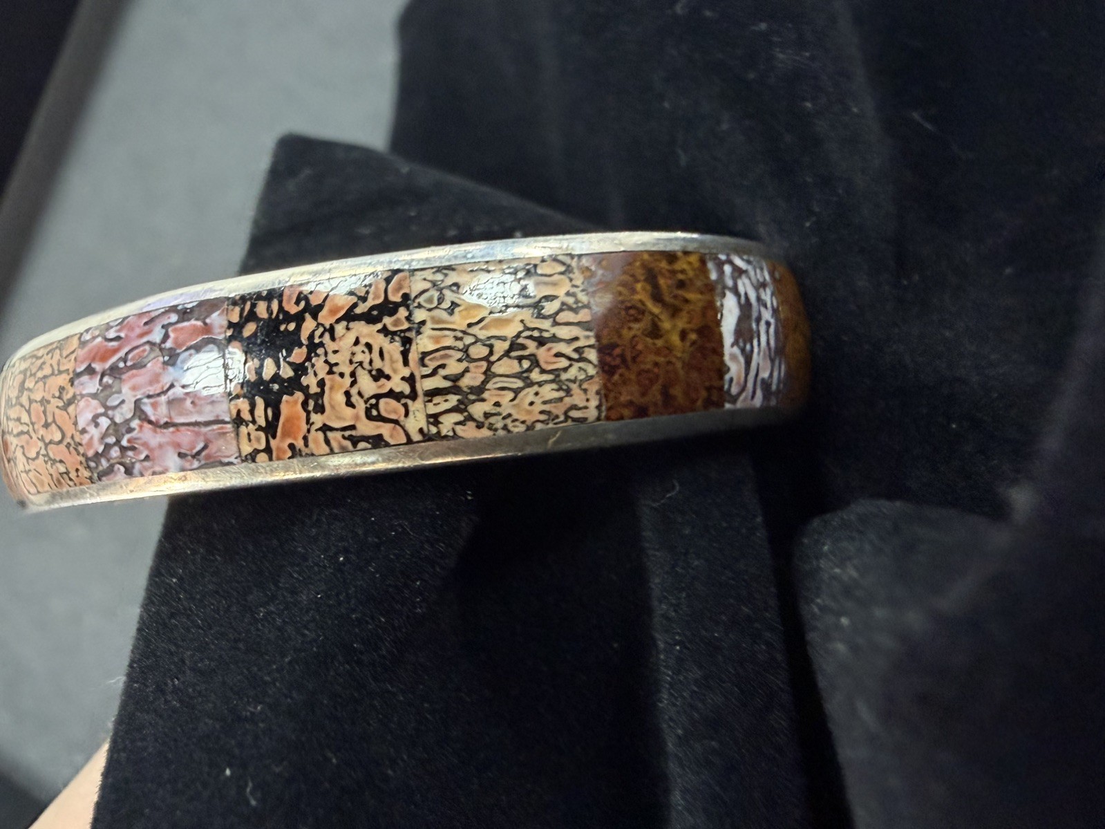 Navajo Sterling Silver Bracelet Vintage Estate Sale