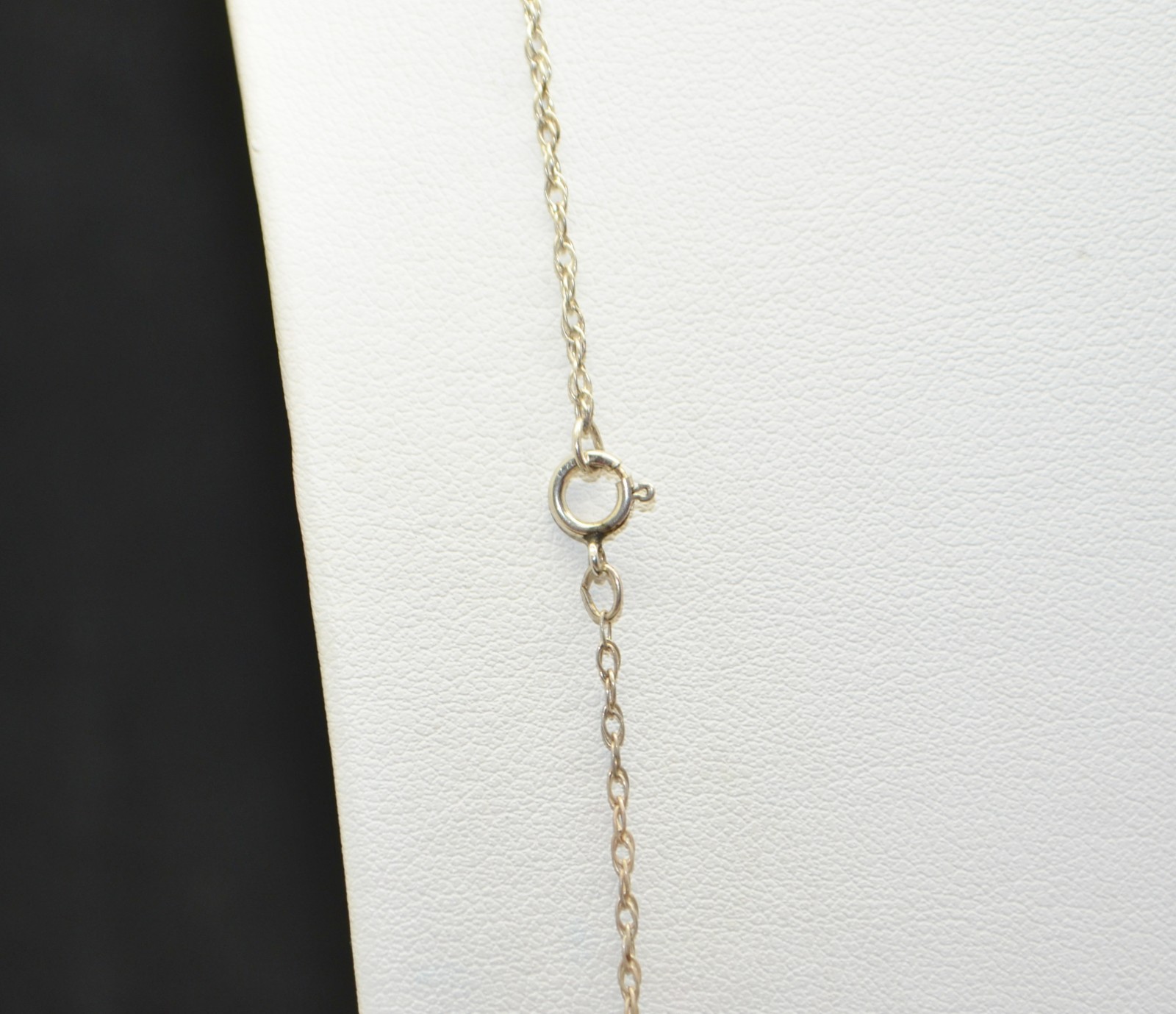 Sterling Silver Dainty Wheat Chain Necklace 25.0″ #FMG128
