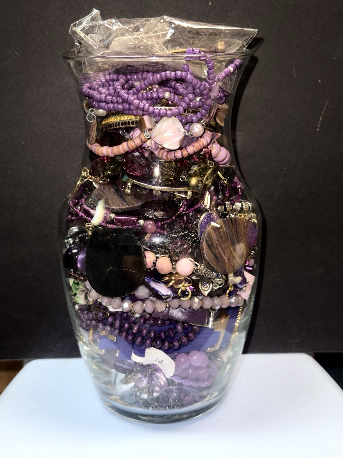 Women’s Purple Themed Jewelry Jar With All Wearable Pieces