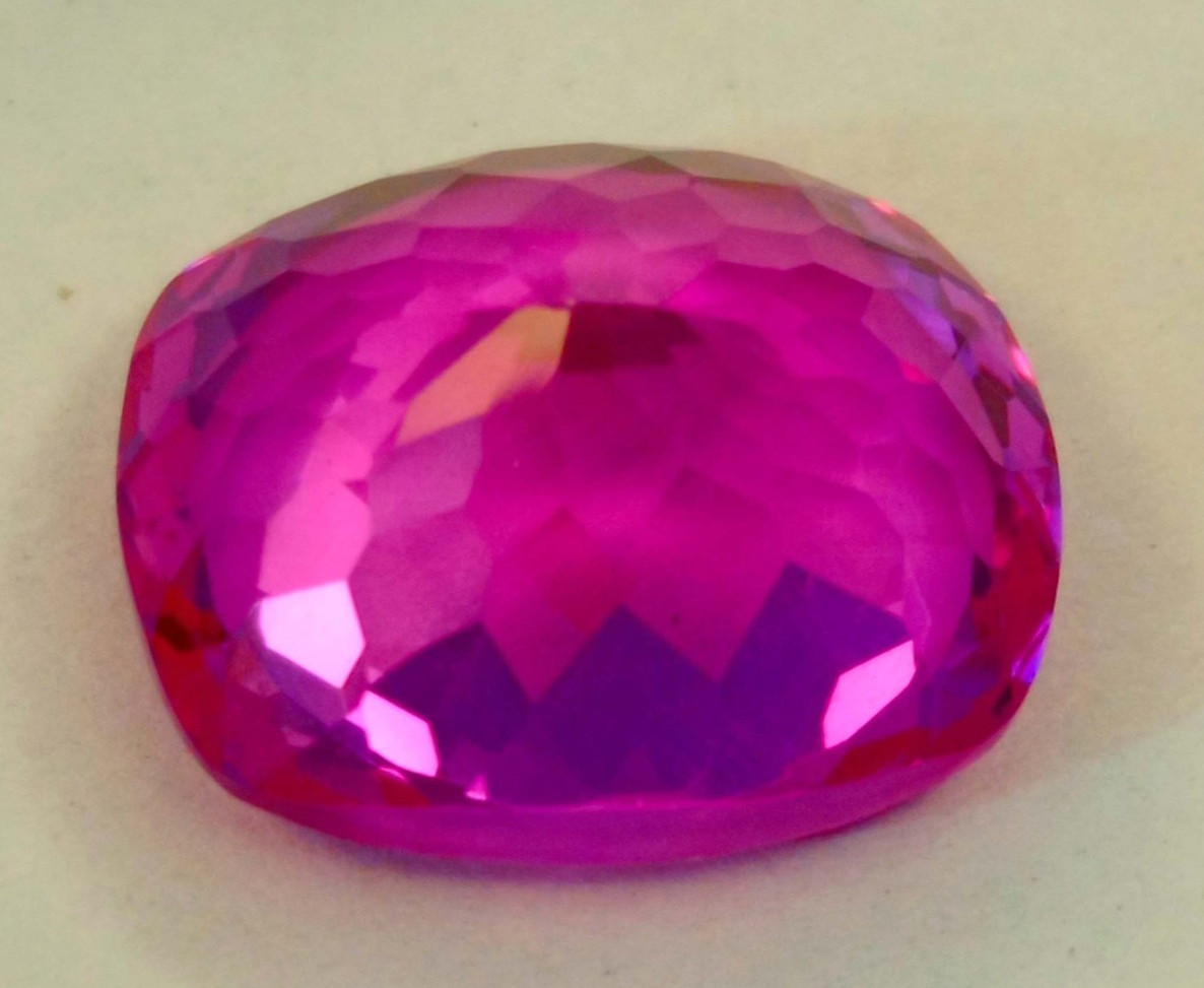 Natural Pink Sapphire 14-16 Ct Cushion Cut Certified Loose Gemstone RK288