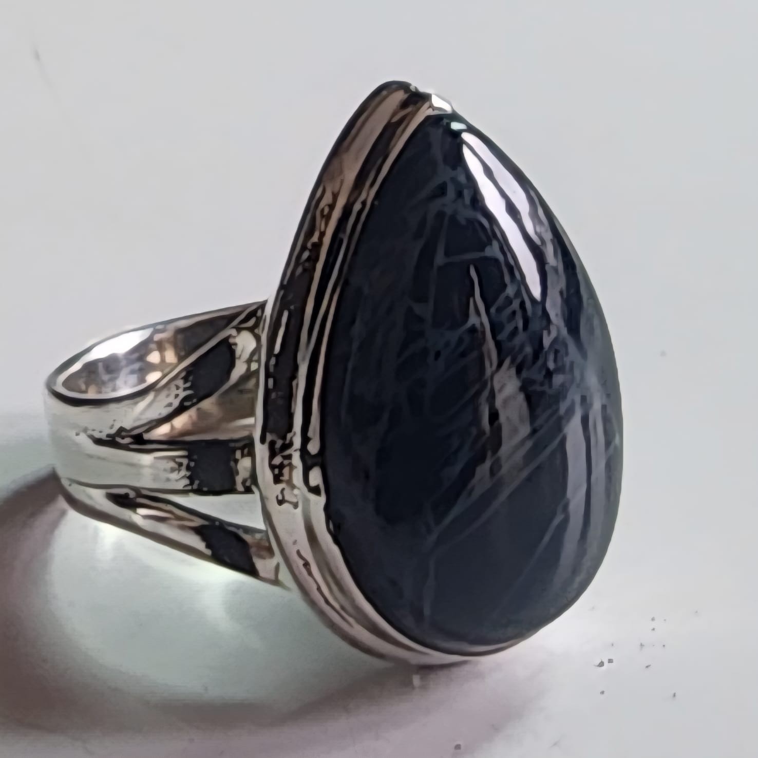 SPIDER WEB JASPER NATURAL GEMSTONE 925 STERLING SILVER JEWELRY RING SIZE 3 TO 12