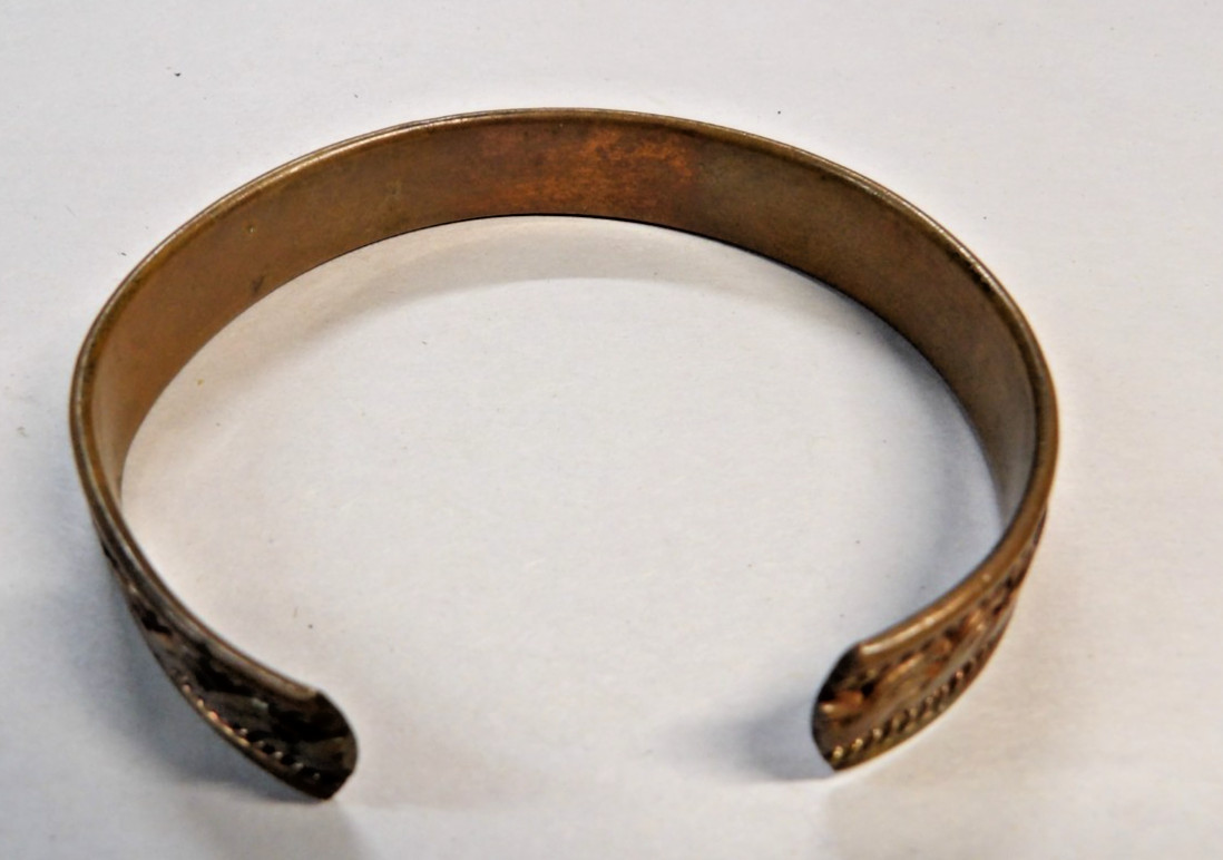 Pure Copper Bracelet Arthritis Pain Therapy Energy Cuff