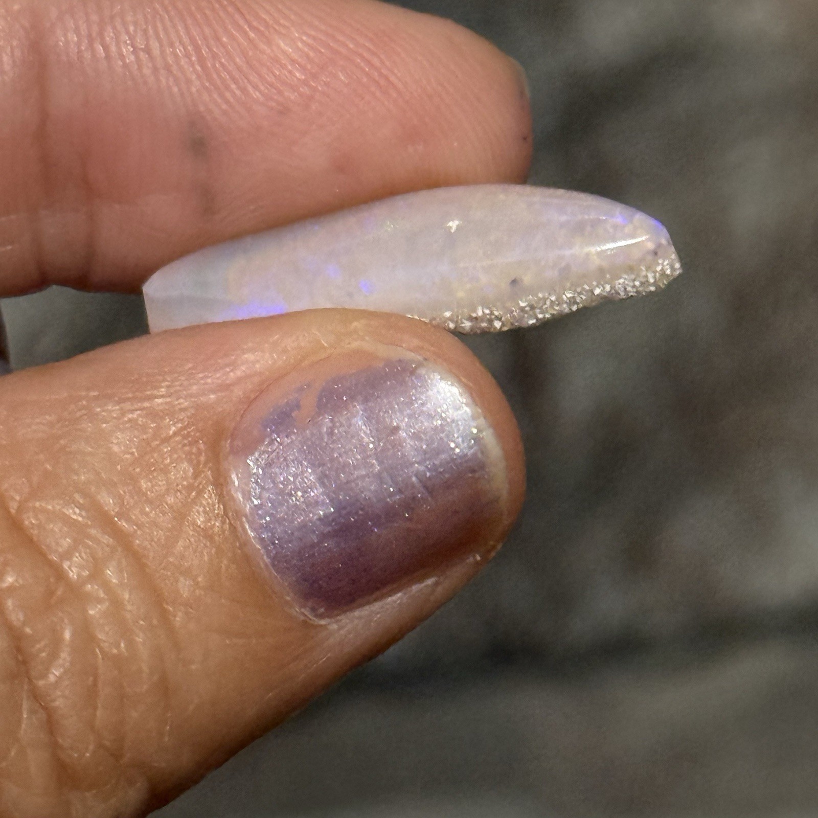 6.2ct 25.8×8.5×4.7mm Fine Natural Australian Crystal Pipe Opal Cabochon Gem