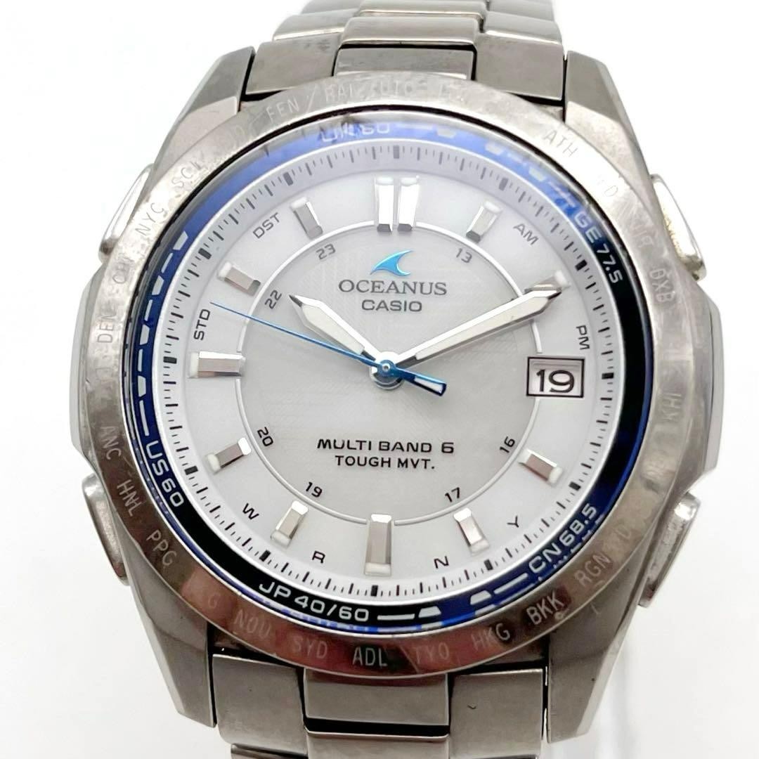Casio Oceanus OCW-T100TD-7AJF Solar Atomic Multiband 6 Titanium White Watch JDM