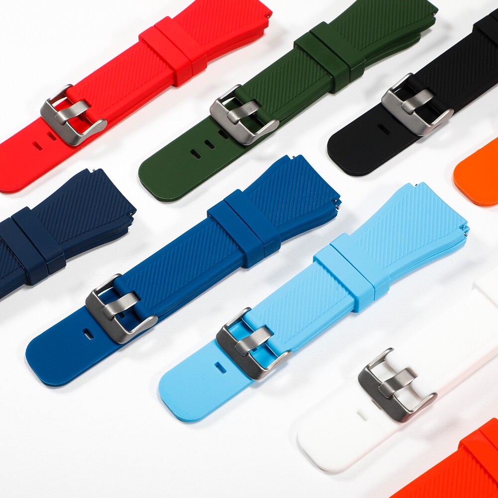For Samsung Galaxy Watch 3 45mm 46mm Gear S3 Silicone Sport Band Strap 22mm