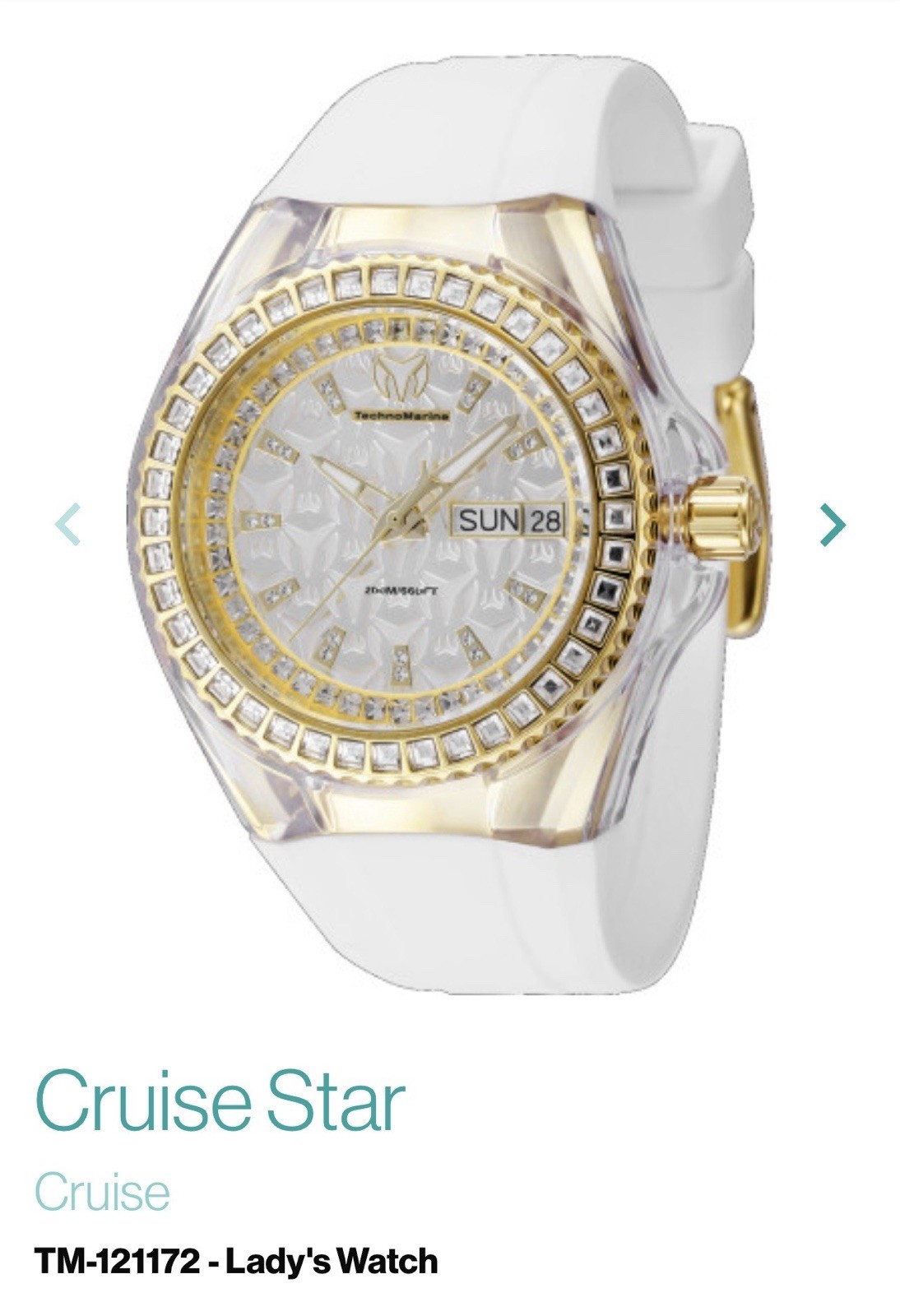 TechnoMarine Cruise Swiss Ronda 517 Caliber Women’s Watch – 40mm, (TM-121172)