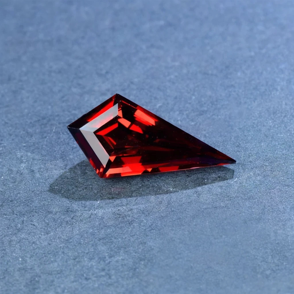 Flawless 12.40 Ct Natural Unique Kite Shape Red Ruby Certified Loose Gemstone