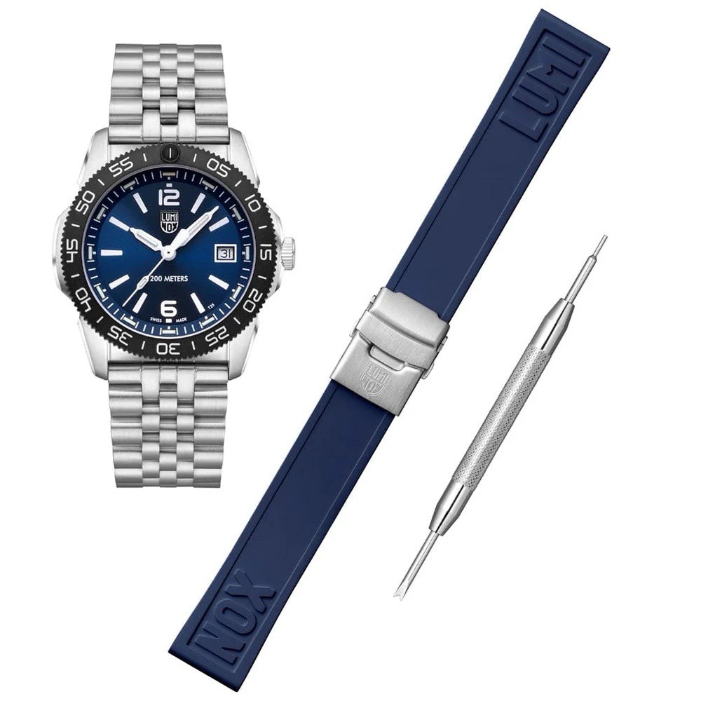 Luminox Pacific Diver Men’s Watch Blue Dial, Stainless Steel – XS.3123M.SET.1