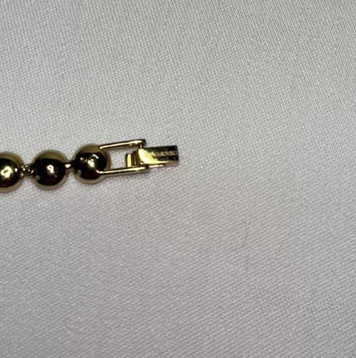 Swarovski Angelic Tennis Bracelet Round Cut, Pavé, White, Gold-Tone