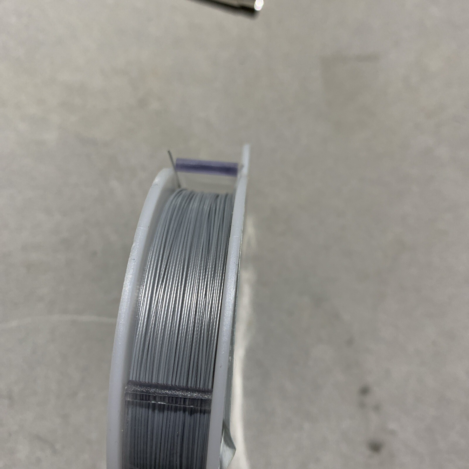 Beadalon Bead Stringing Wire 49 strand 30 foot spool .018 Satin Silver JW11NS-0