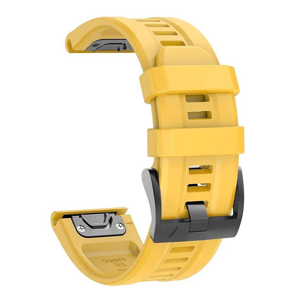 QuickFit 22mm 26mm Silicone Watch Band Quick Release Sport Strap Replacement