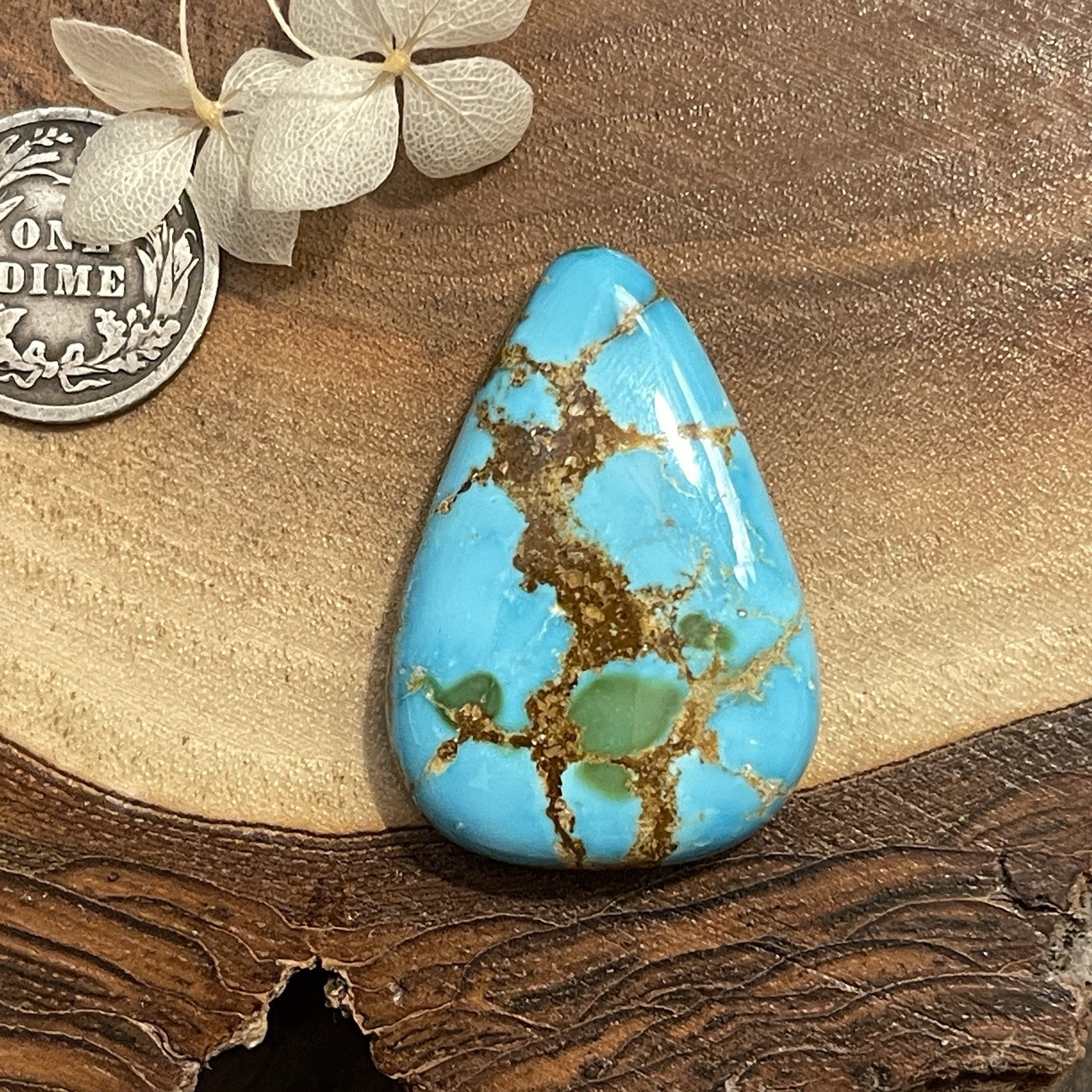 Sierra Bella Turquoise Cabochon 💚💙 40 Carats
