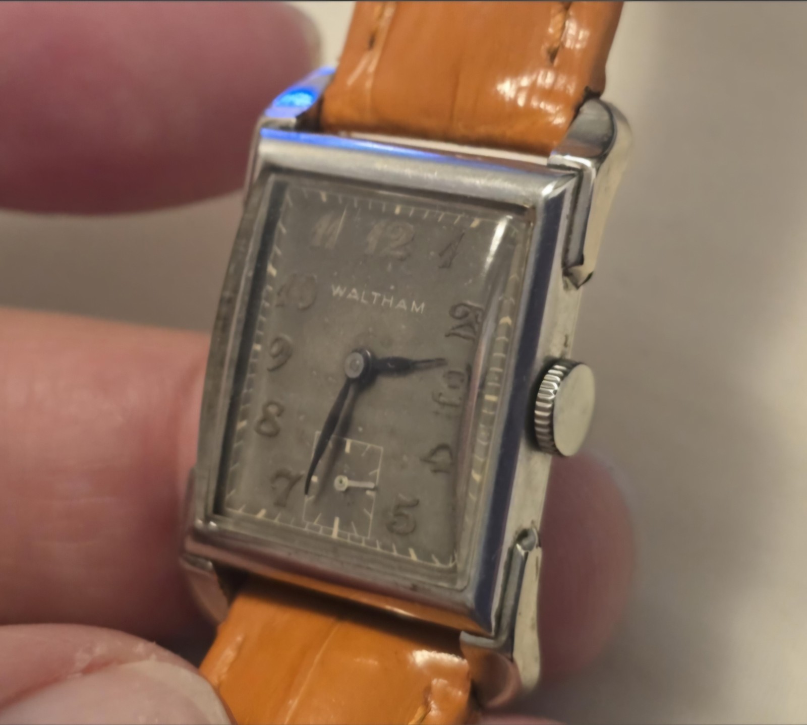 Vintage Waltham 1OK Gold Filled 750-B Movement 21 Jewels Manual Wind Men’s Watch