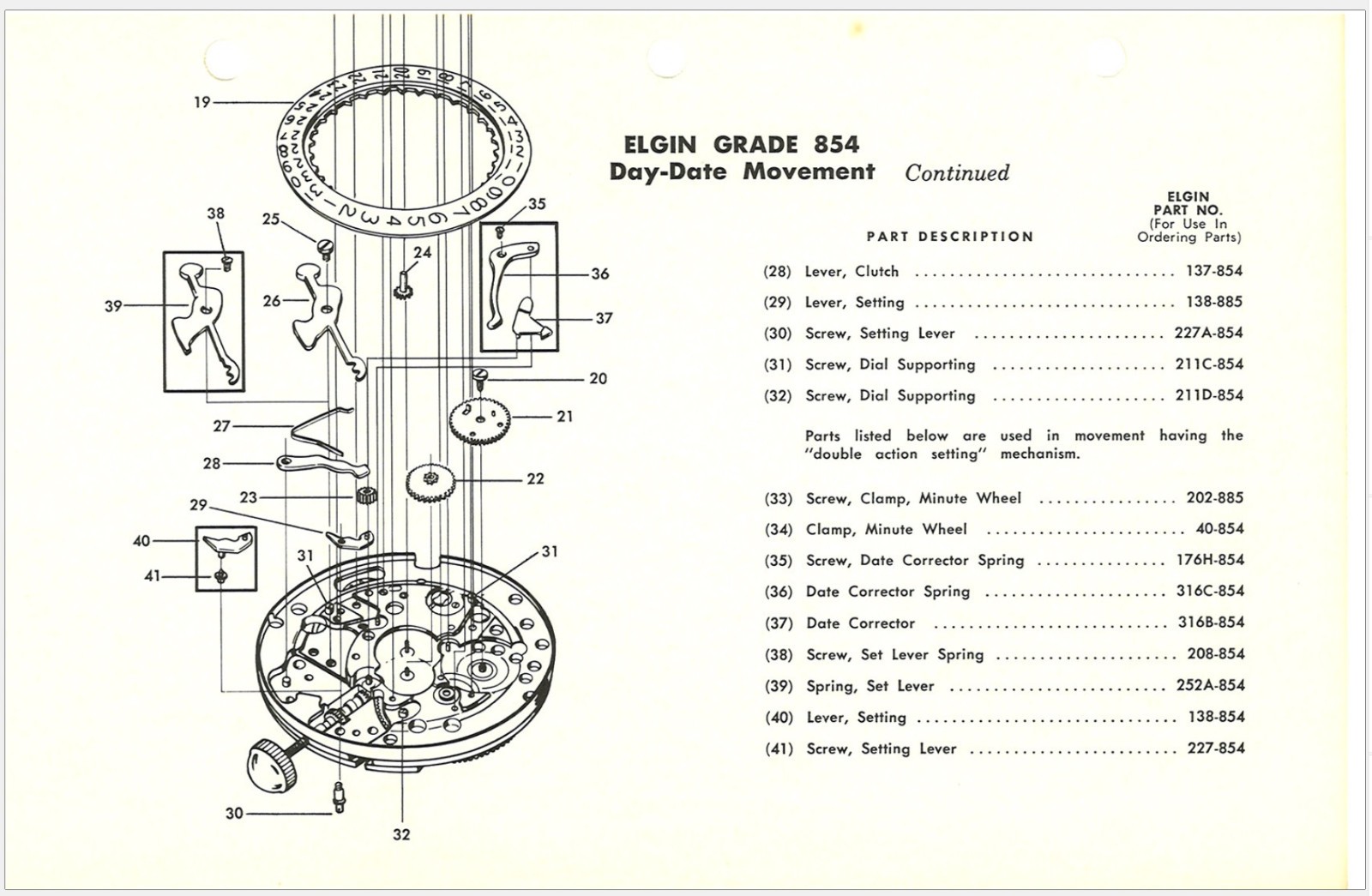 Elgin movements, technical and service guides bundle (127 guides.)
