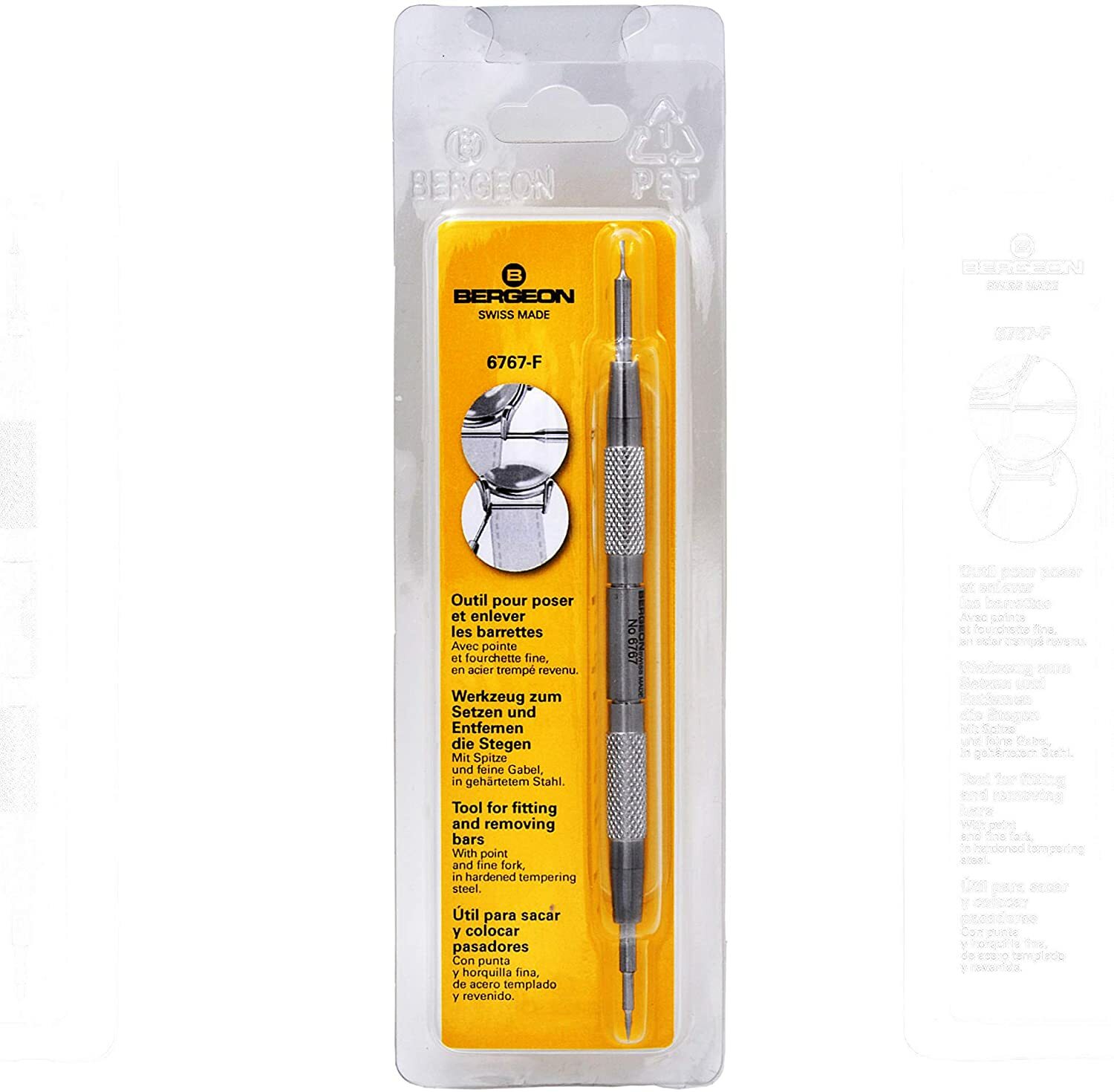ORIGINAL Bergeon 6767-F Spring Bar Watch Bracelet Fitting & Removal Tool