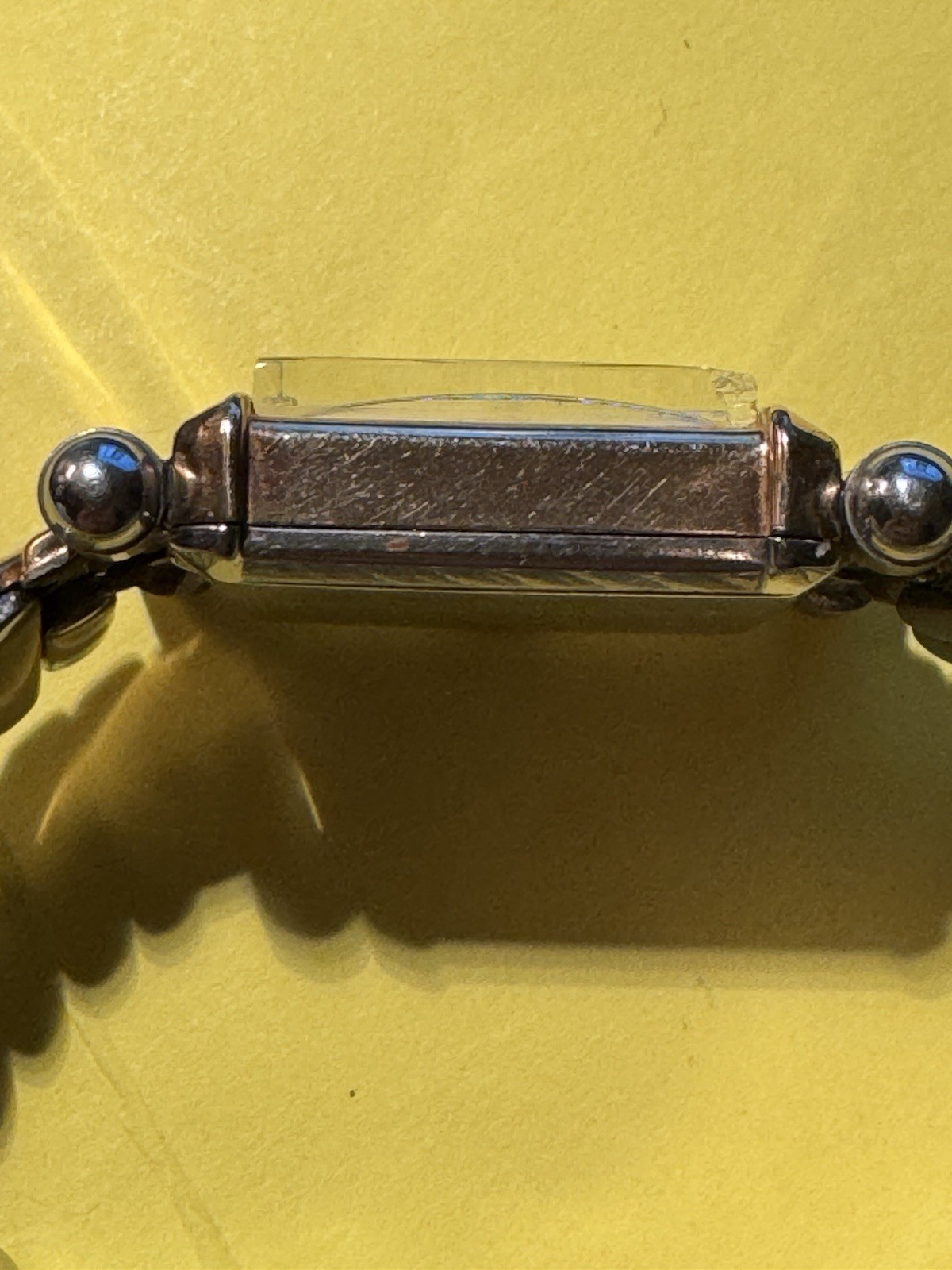 1940’s Men’s BENRUS 17 Jewel Watch, Diamond & Ruby Dial Pristine Condition