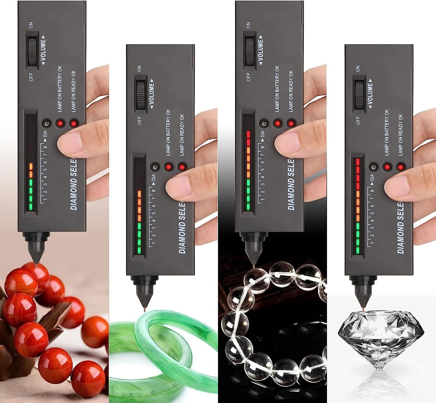 Diamond Selector II Tester & Moissanite Tester Gemstone Jewelry Tool Set w/cases