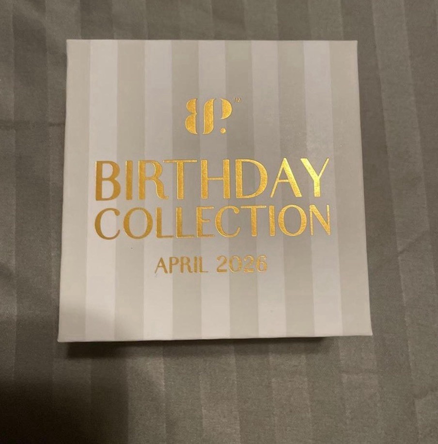 Bomb Party Birthday Collection April 2026 Gold Tone Crystal Dangle Leverback