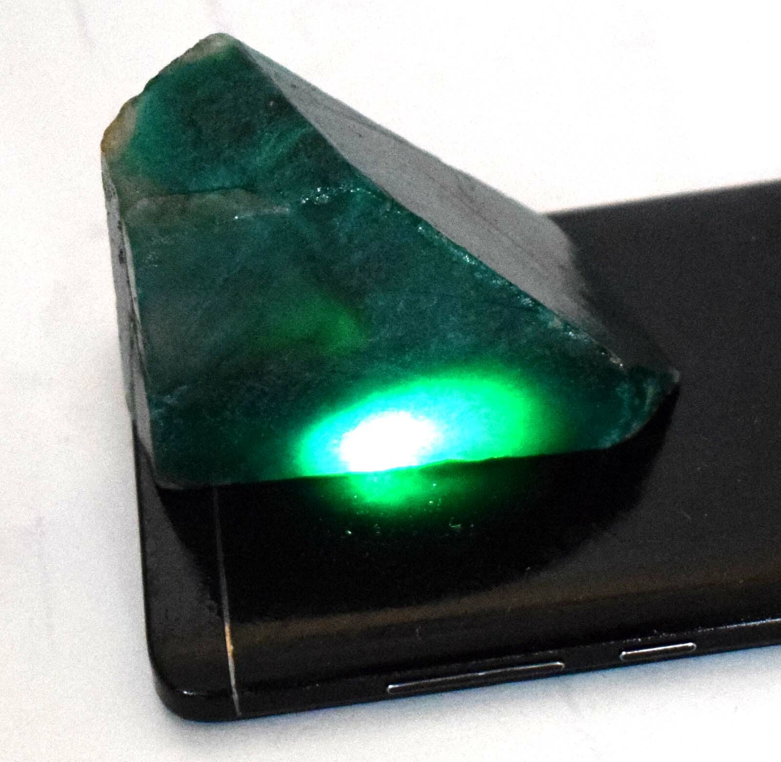 Colombian Green Emerald Polished Gemstone Rough Specimen Lot 1000 Ct Natural