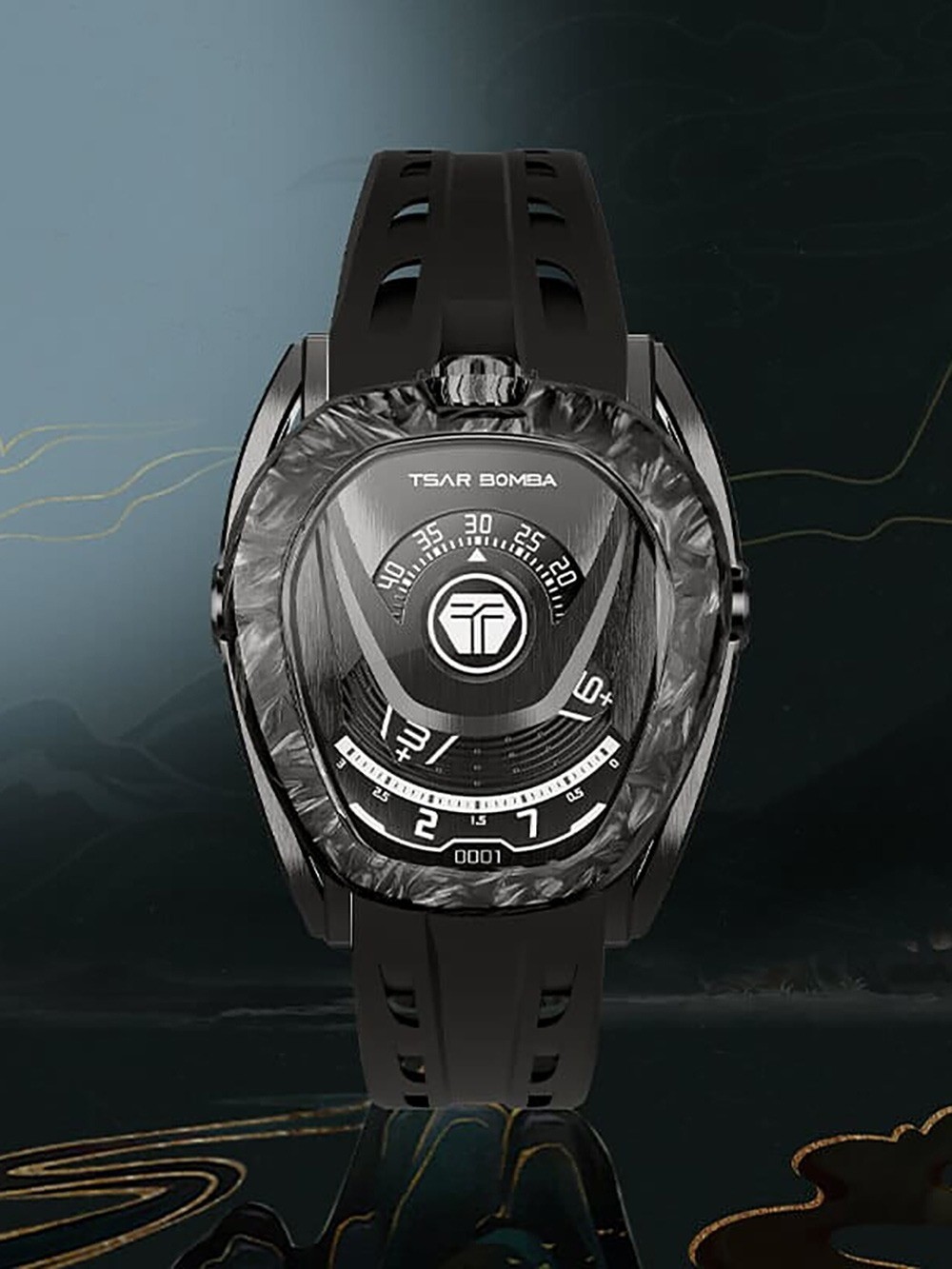 Tsar Bomba TB8213A-06(1+2)SET Mens Watch Reactor Interchangeable Automatic Wa…