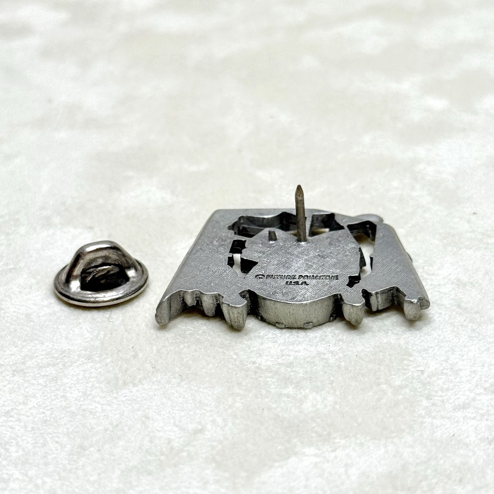 Drum Set Vintage Pin with Enamel – Future Primitive Brand – Musician Gift – 1.5″
