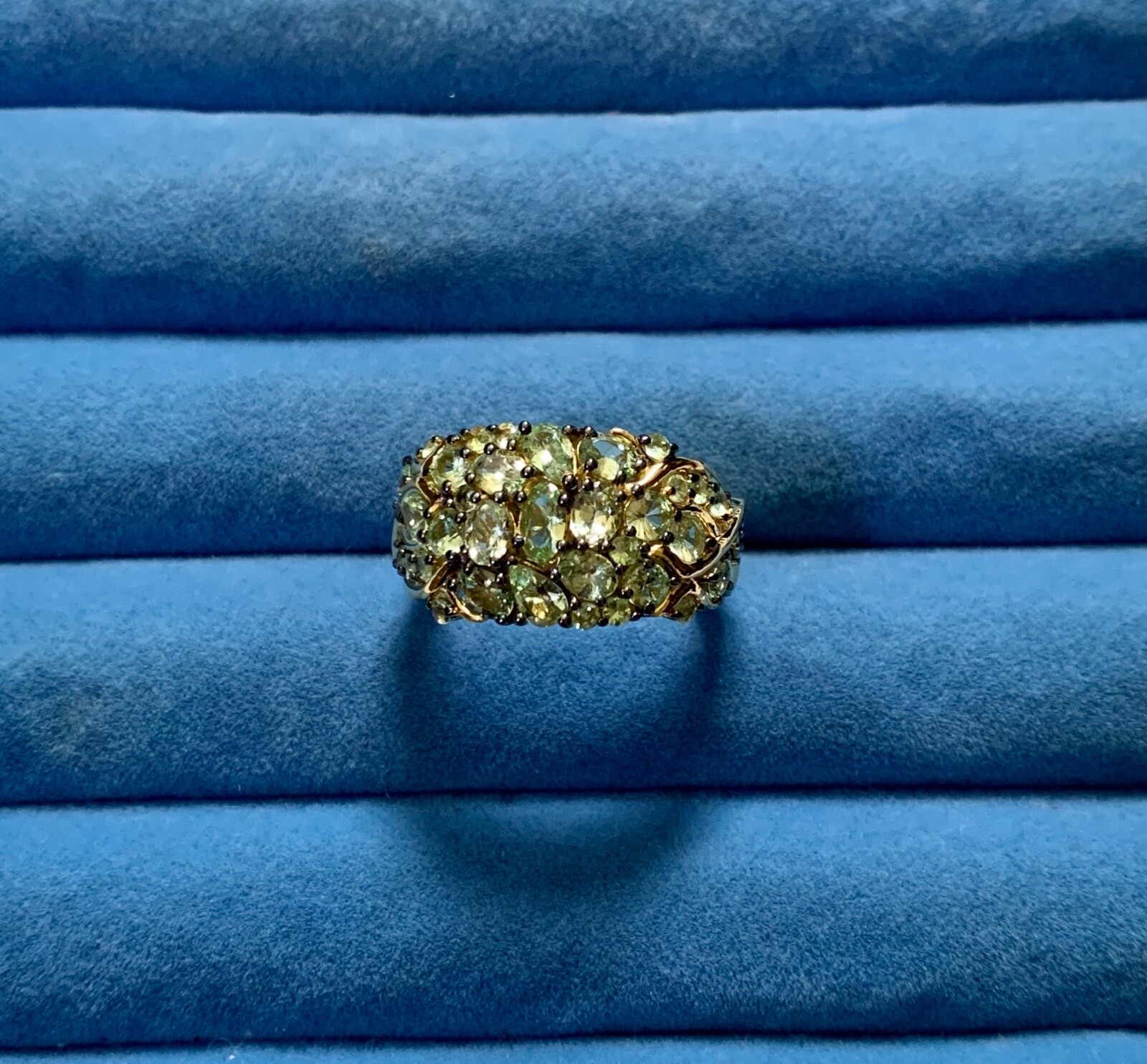 Brazilian Mint Garnet Ring in 18K Vermeil Over SS – Size 8 (2.85 ctw.)