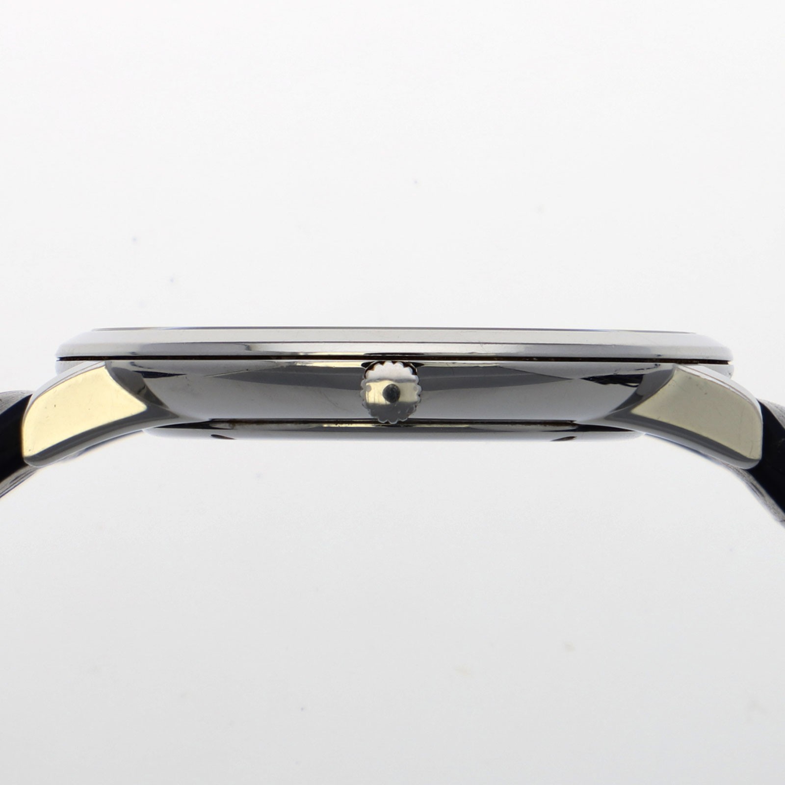Movado 65.1.14.1395 ULTRA SLIM black Dial Quartz Stainless Steel Leather Men’s