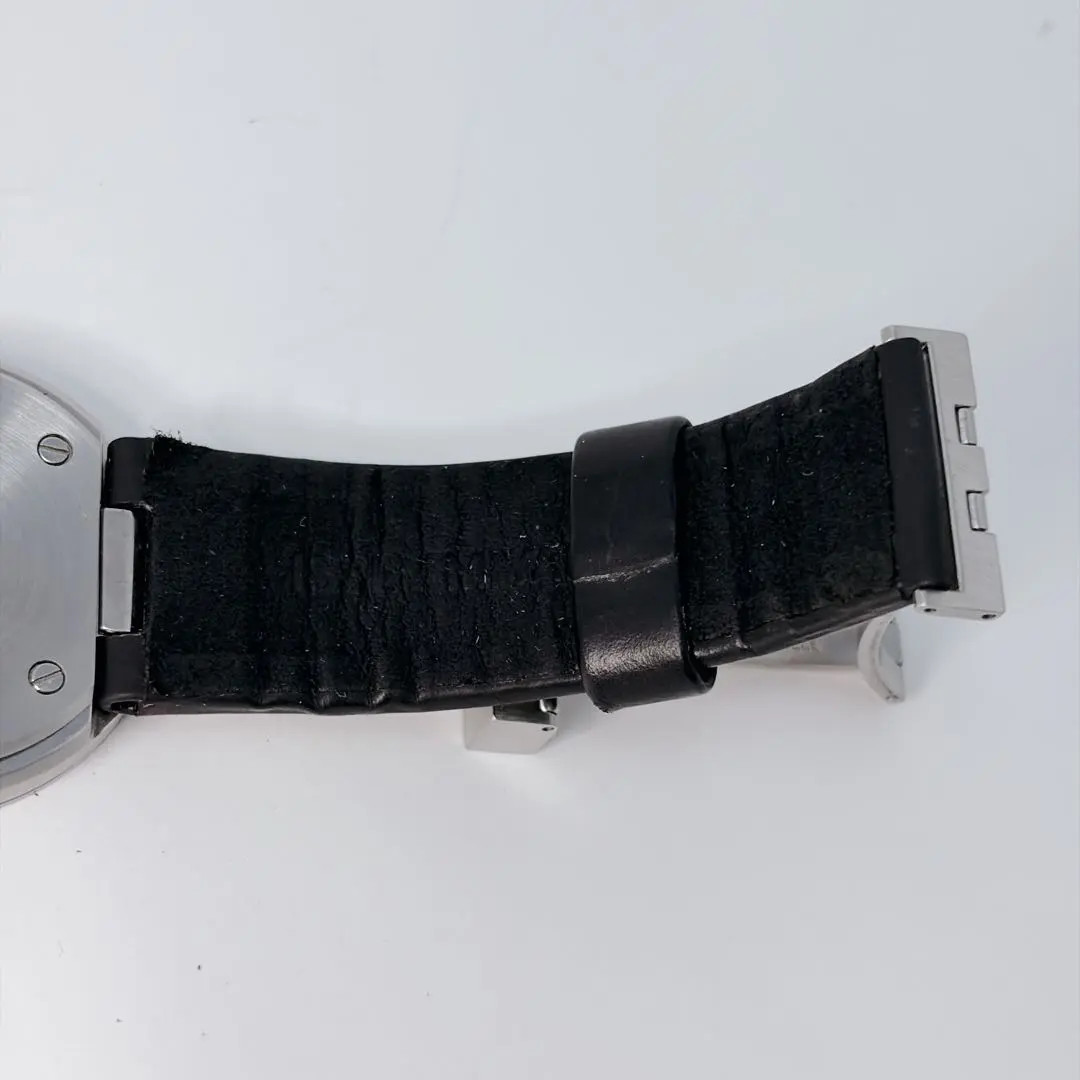 ISSEY MIYAKE TO VJ20-0010 Tokujin Yoshioka Silver Black Quartz Watch Box Papers
