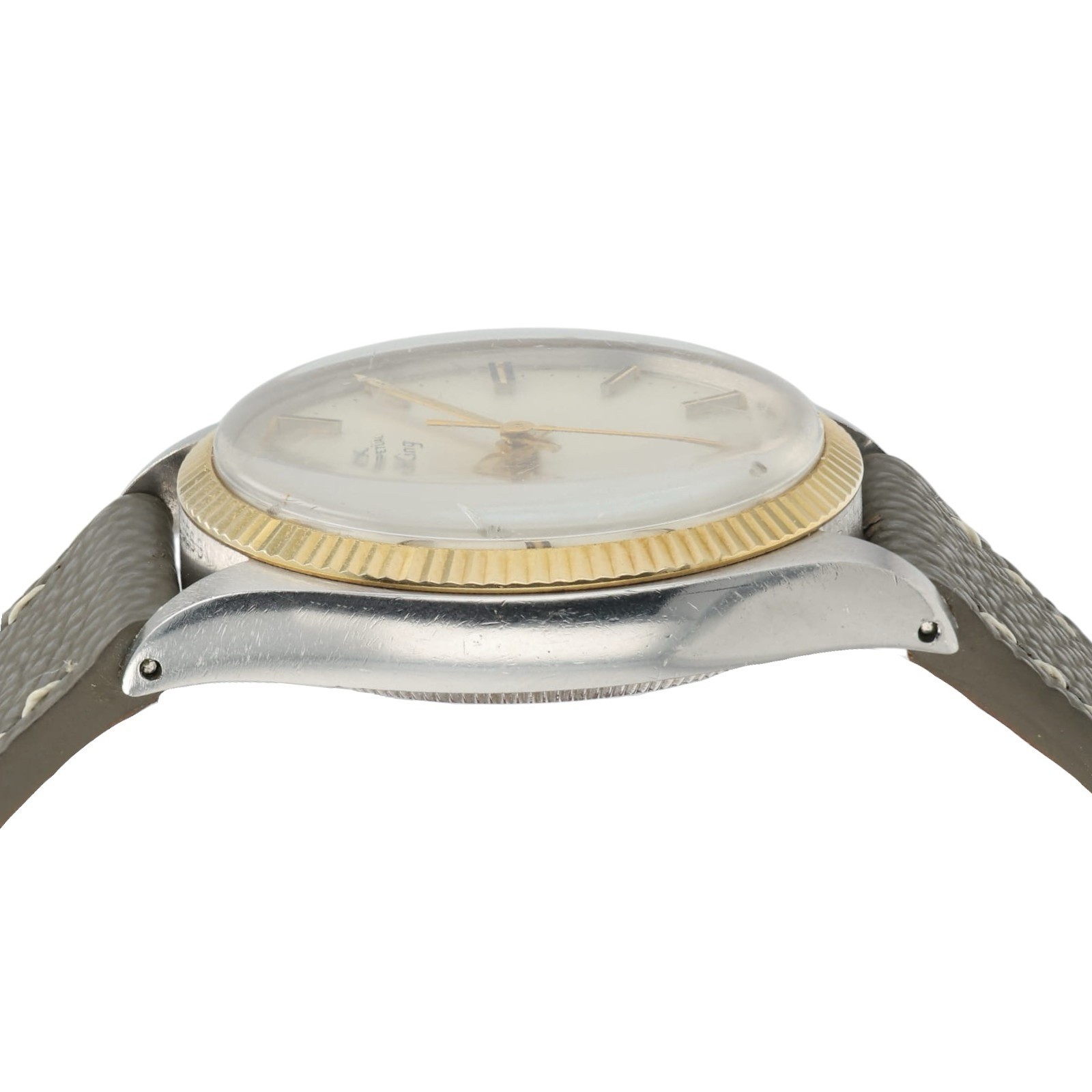 Rolex Air King Silver Dial Gold & Steel 34mm Automatic Movement Mens Watch 5501